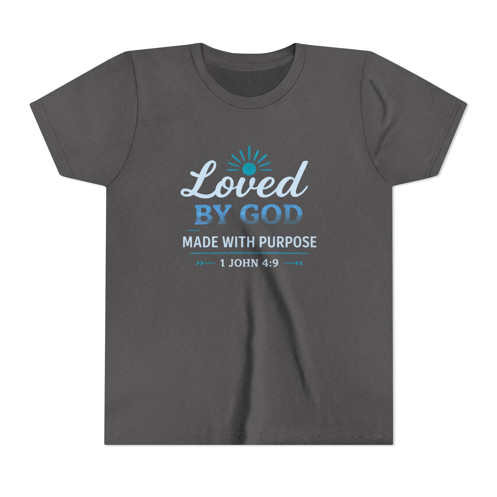 Boys Youth Short Sleeve Tee "Loved By God"