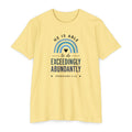 Womens Exceedingly Abundantly T-Shirt — Ephesians 3:20 Inspirational Christian Tee