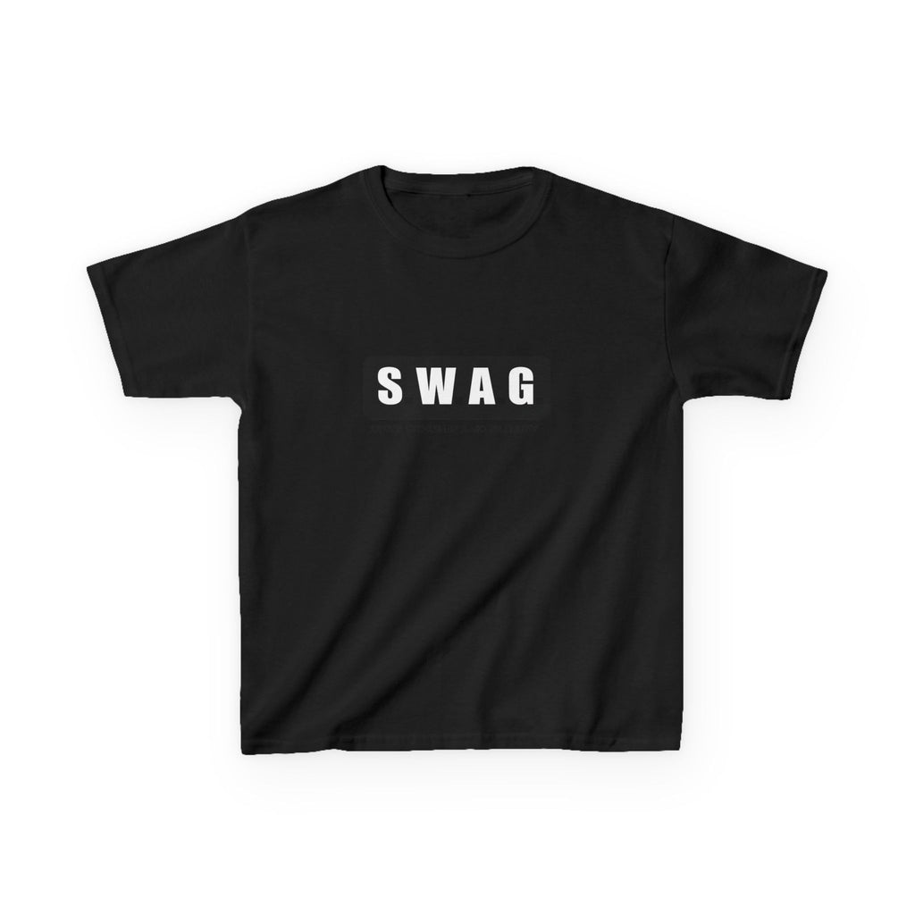 Girls Tee S.W.A.G. (Smile, Work, And Grow) Graphic Shirt