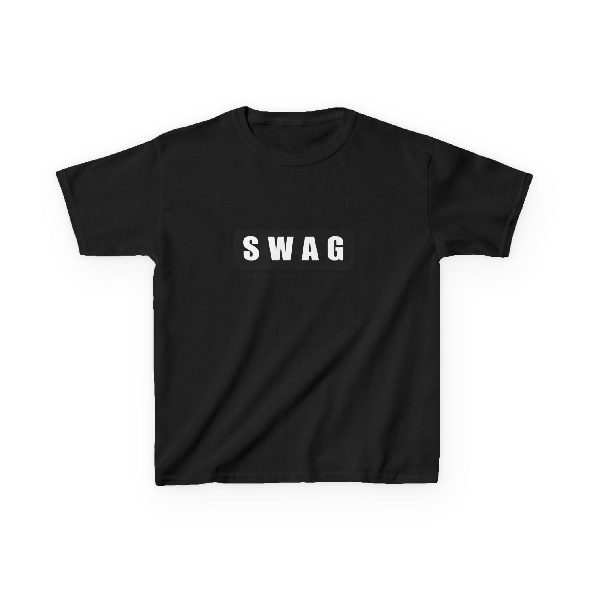 Girls Tee S.W.A.G. (Smile, Work, And Grow) Graphic Shirt