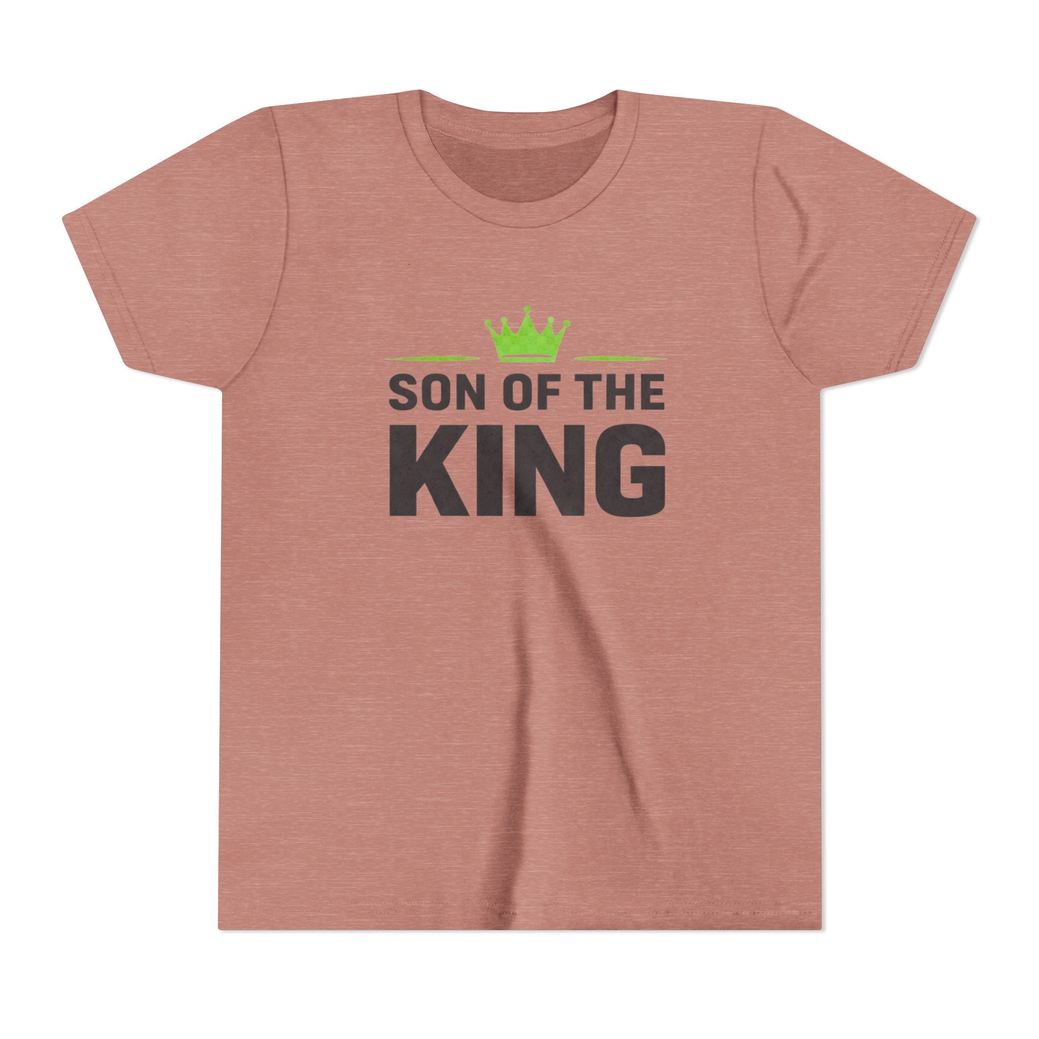 Boys Youth Tee - "Son of the King" Crown Graphic