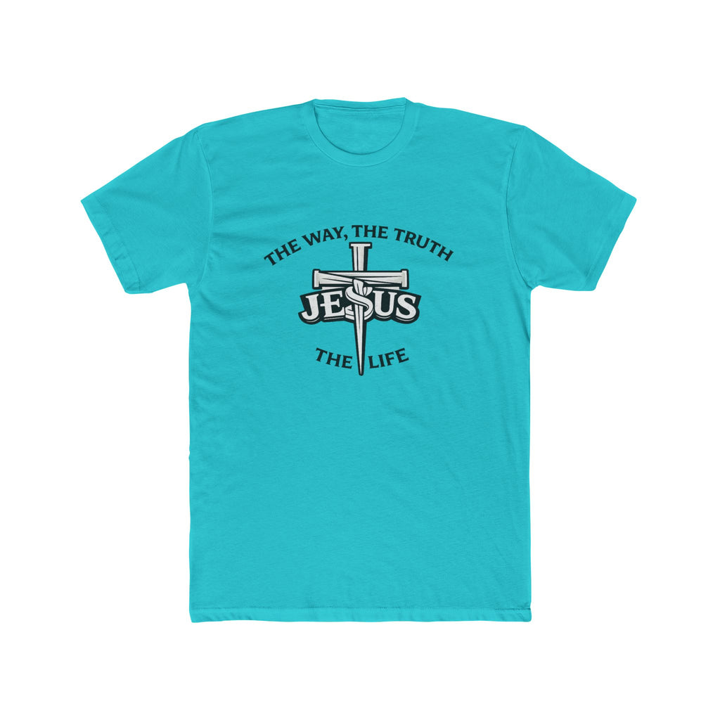 Jesus Cross Circle Tee | The Way The Truth The Life Christian Shirt