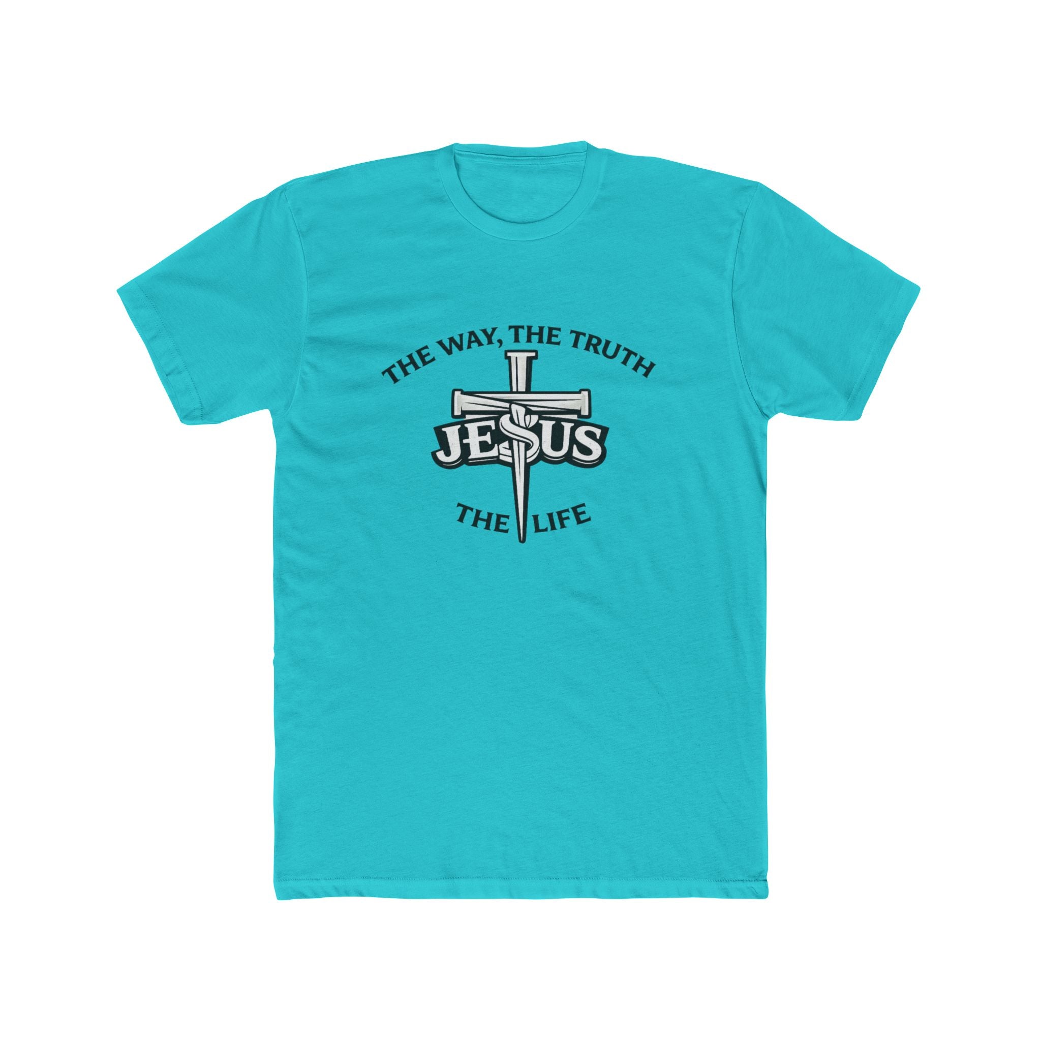 Jesus Cross Circle Tee | The Way The Truth The Life Christian Shirt