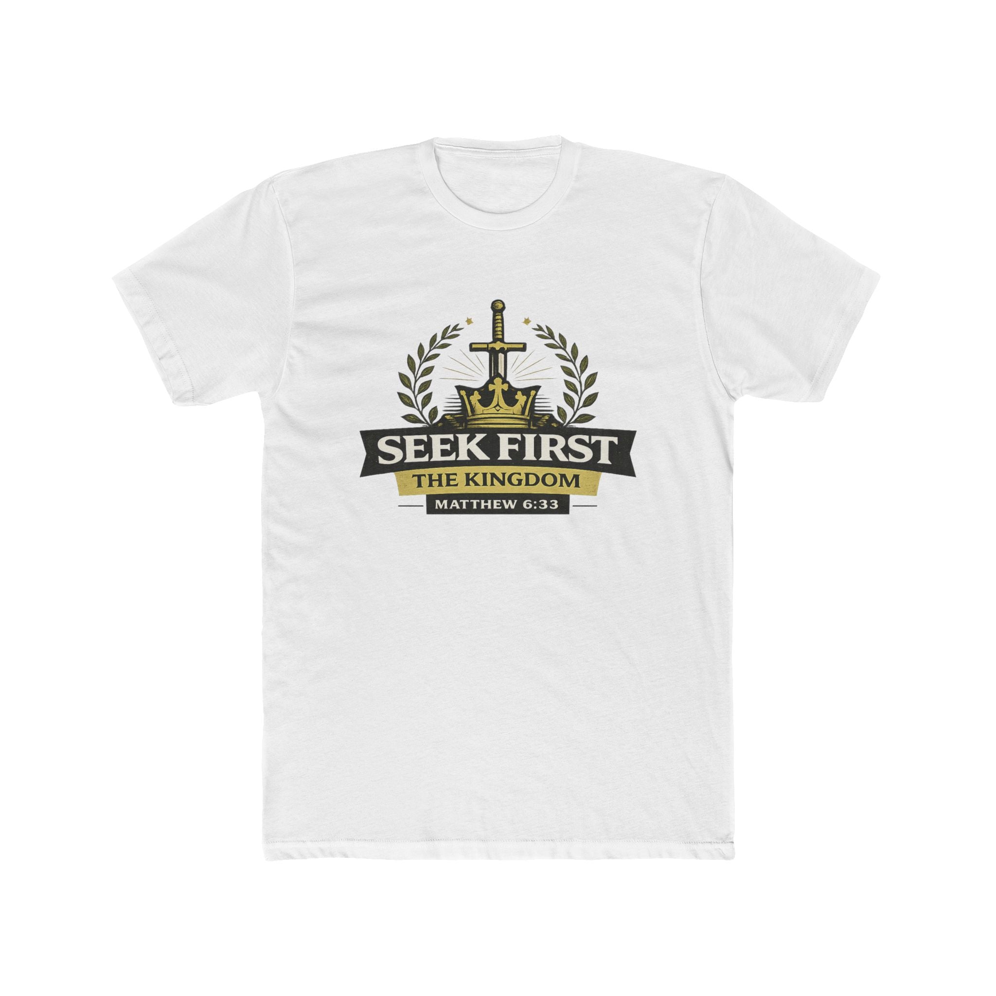 Seek First the Kingdom Tee | Matthew 6:33 Christian T-Shirt
