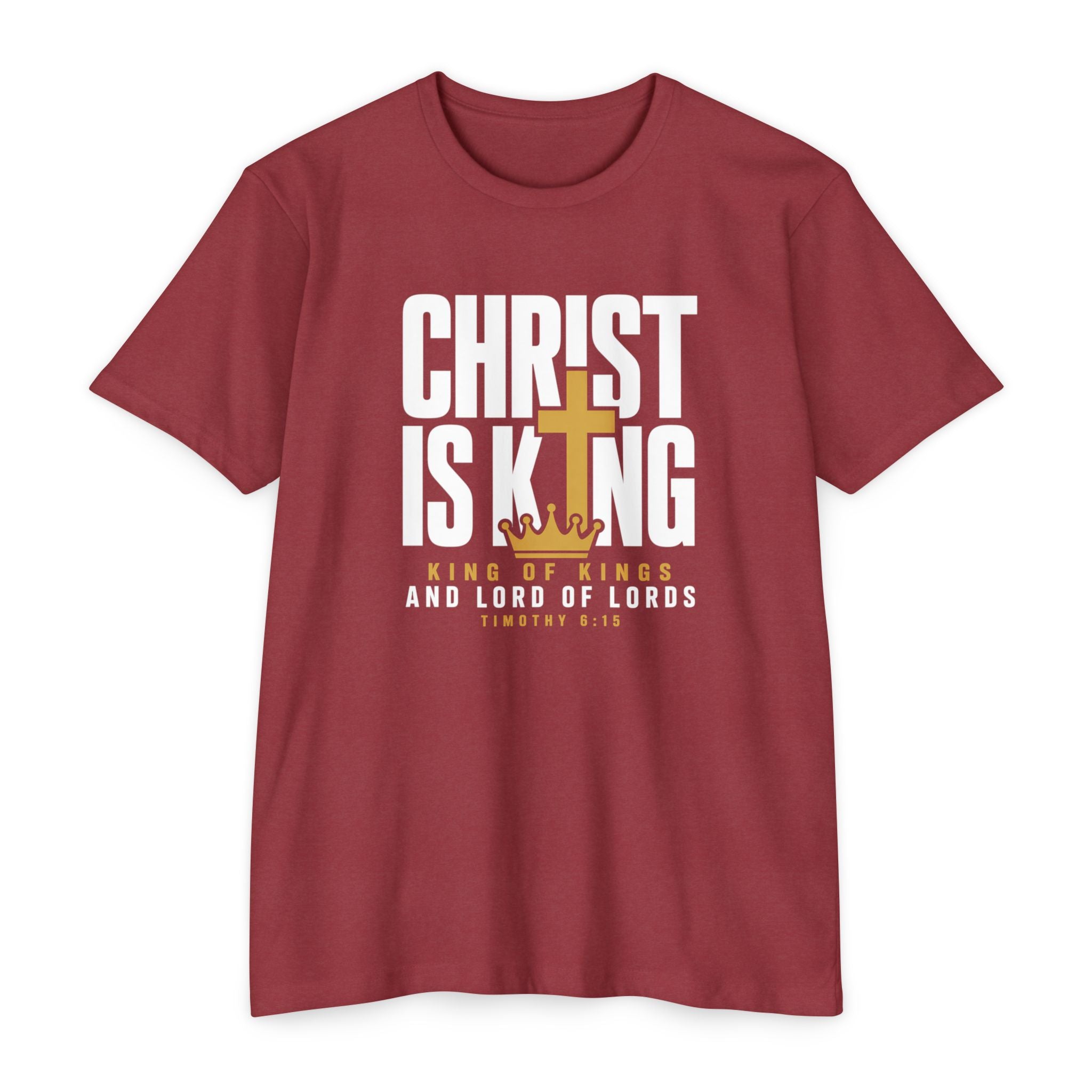 Mens 7Christian 'Christ Is King' T-Shirt — King of Kings Faith Tee