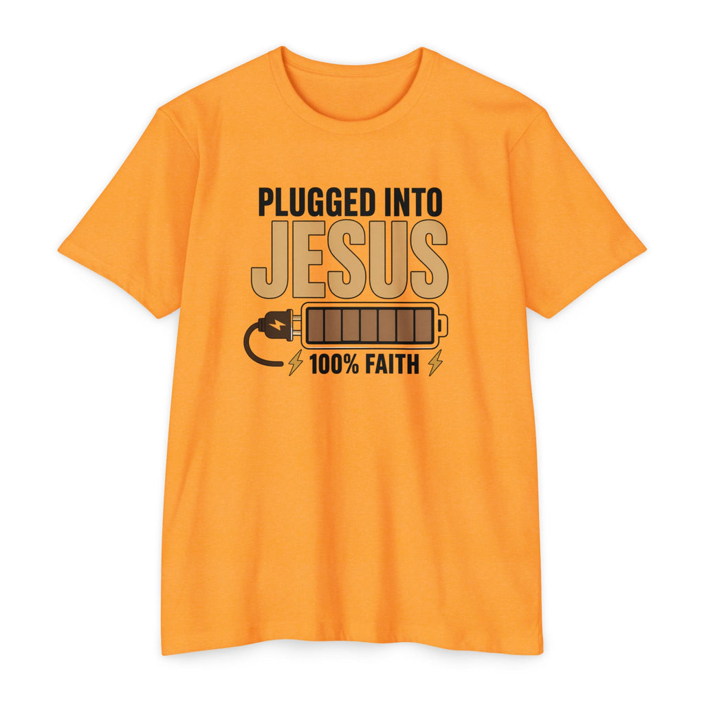 Womens Plugged Into Jesus T-Shirt |