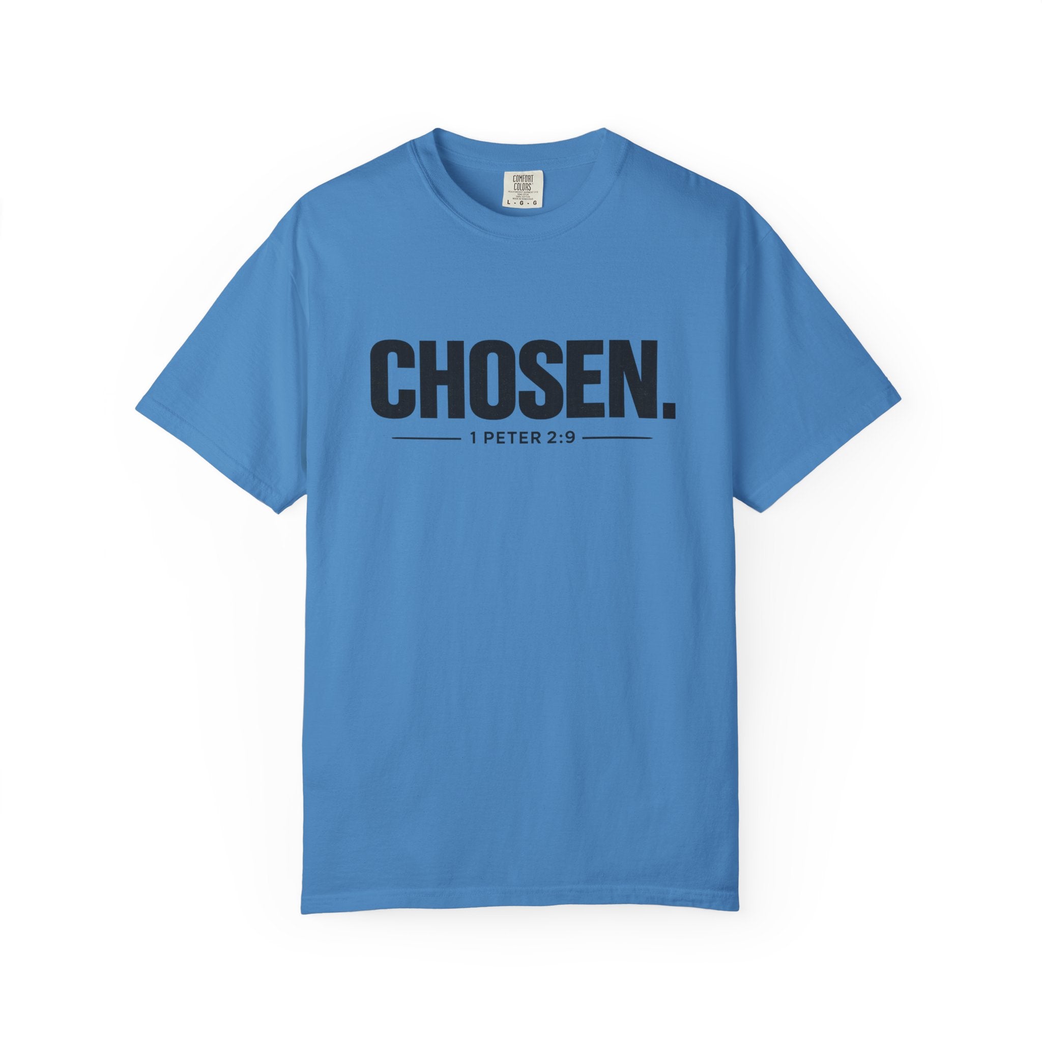 Chosen. T-Shirt — Christian Faith Graphic Tee (1 Peter 2:9)