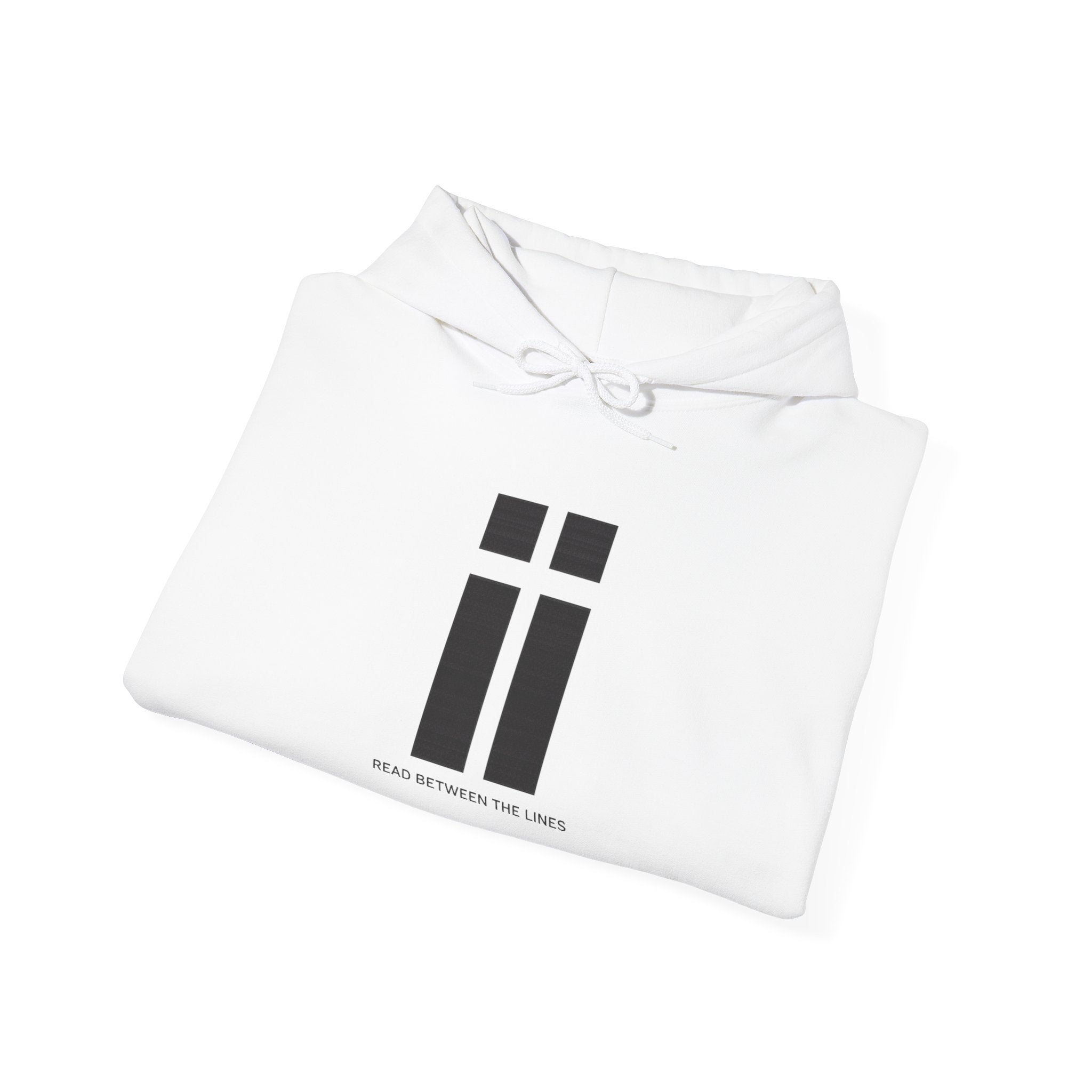 Mens Cozy White Hoodie — Classic Unisex Pullover