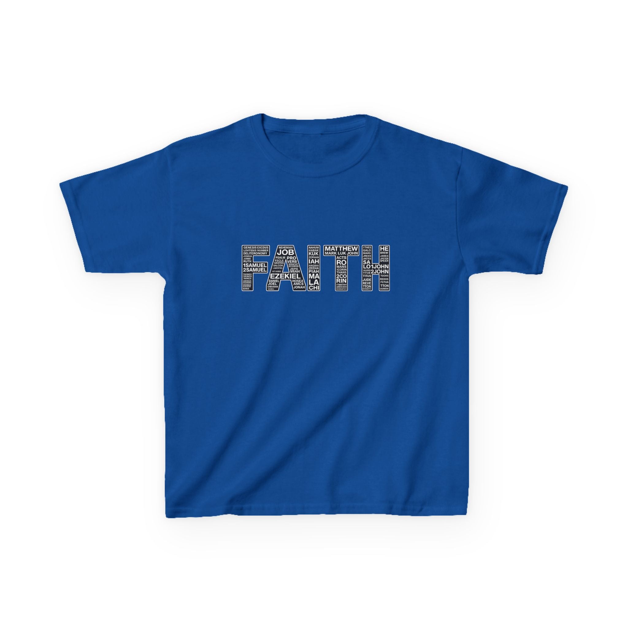 Boys 'FAITH' Graphic Tee — Inspirational Christian Youth Shirt
