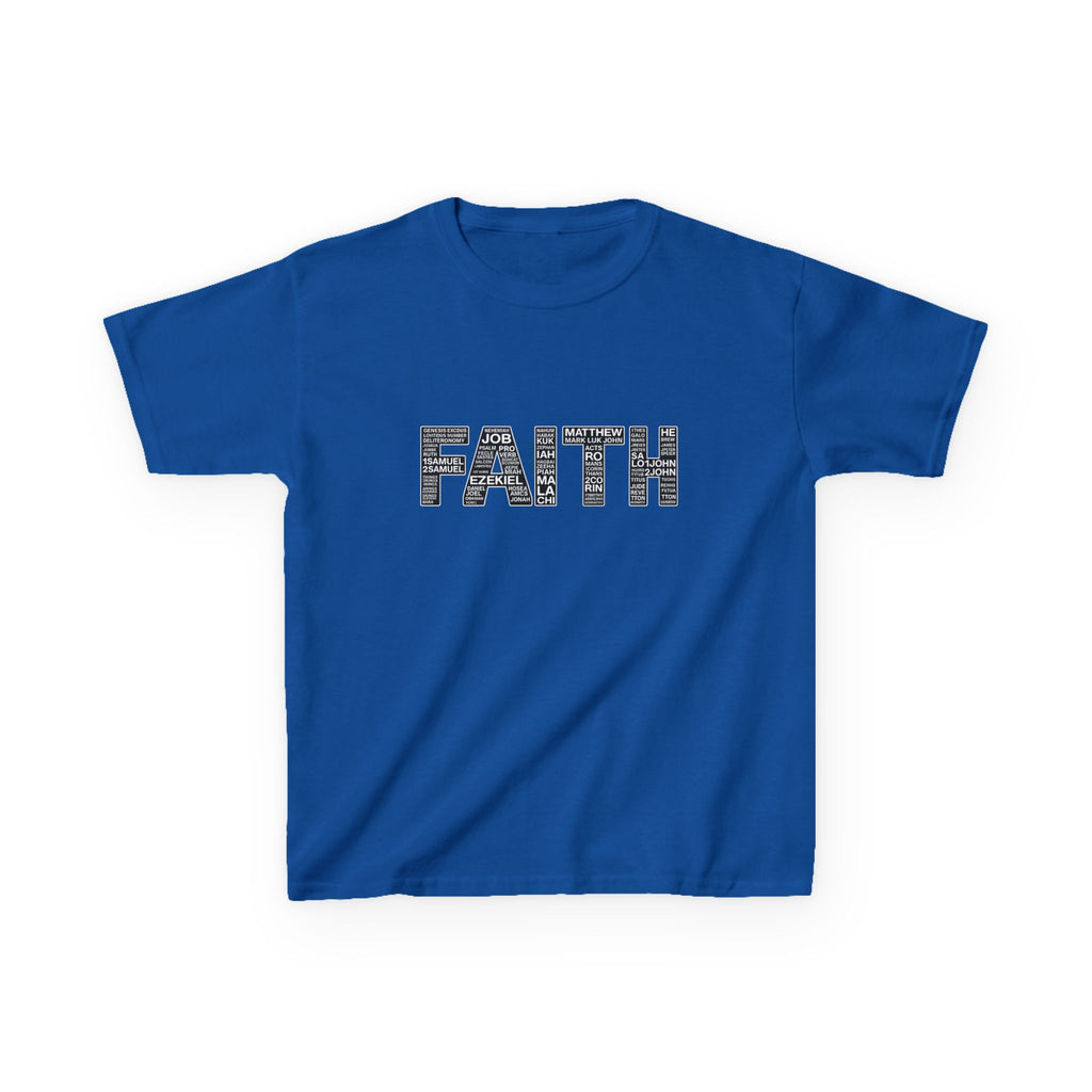 Girls 'FAITH' Graphic Tee — Inspirational Christian Youth Shirt