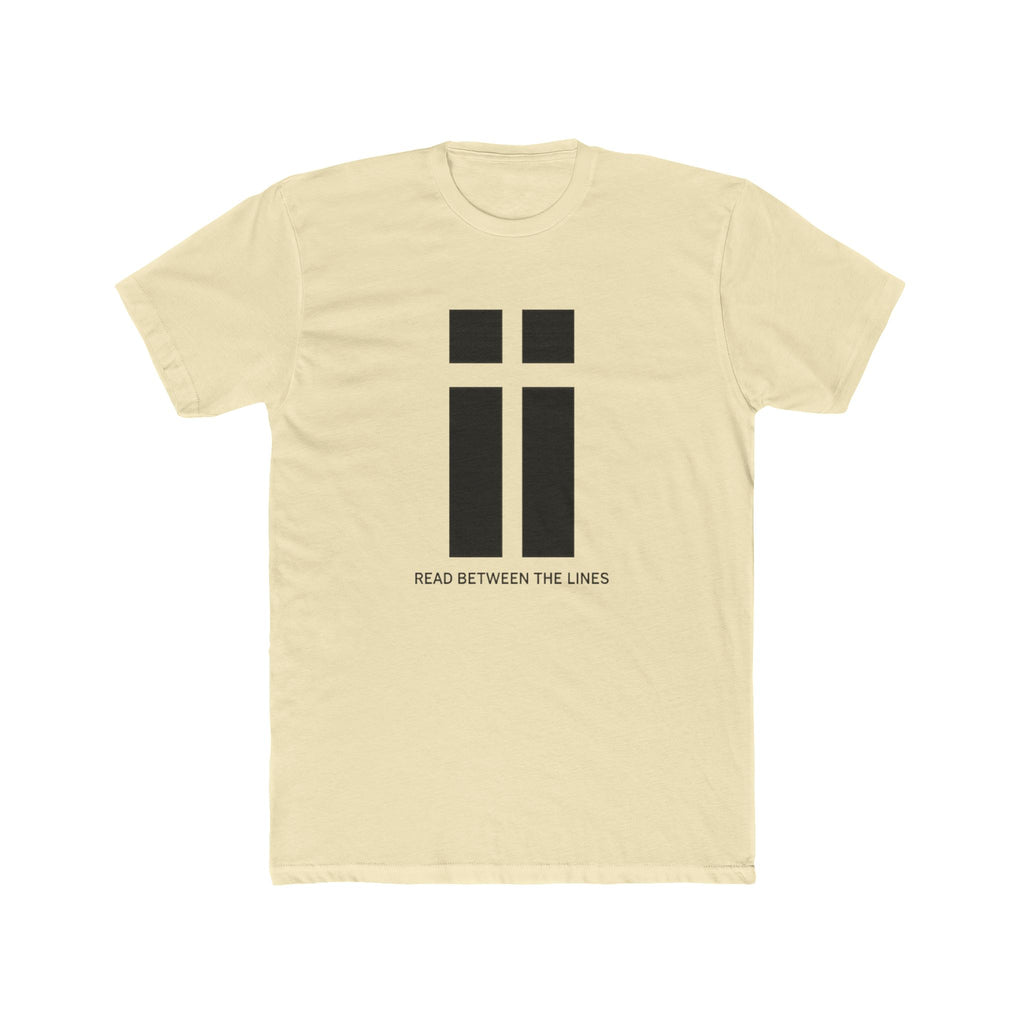Read Between the Lines T-Shirt | Minimalist Typography Tee