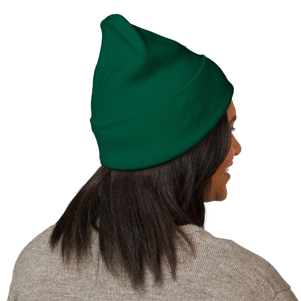 Embroidered 'Jesus Is My Strength' Cuffed Beanie