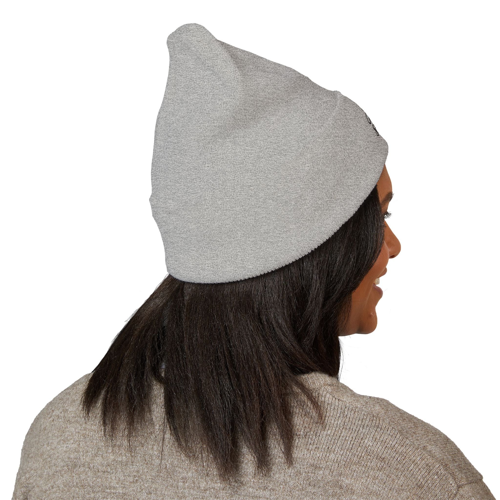 Embroidered 'Jesus Is My Strength' Cuffed Beanie