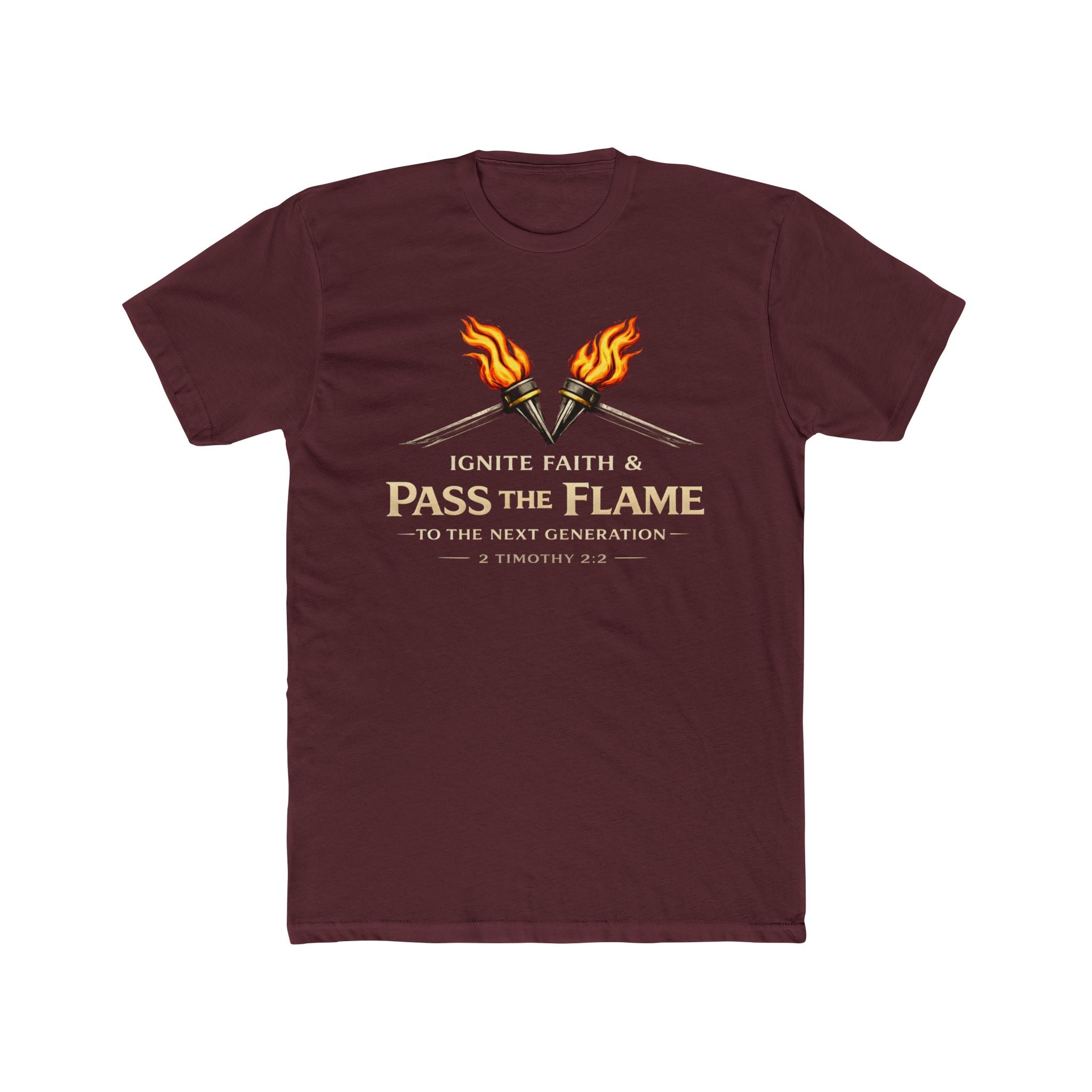 Pass the Flame T-Shirt — Ignite Faith Youth Ministry Tee