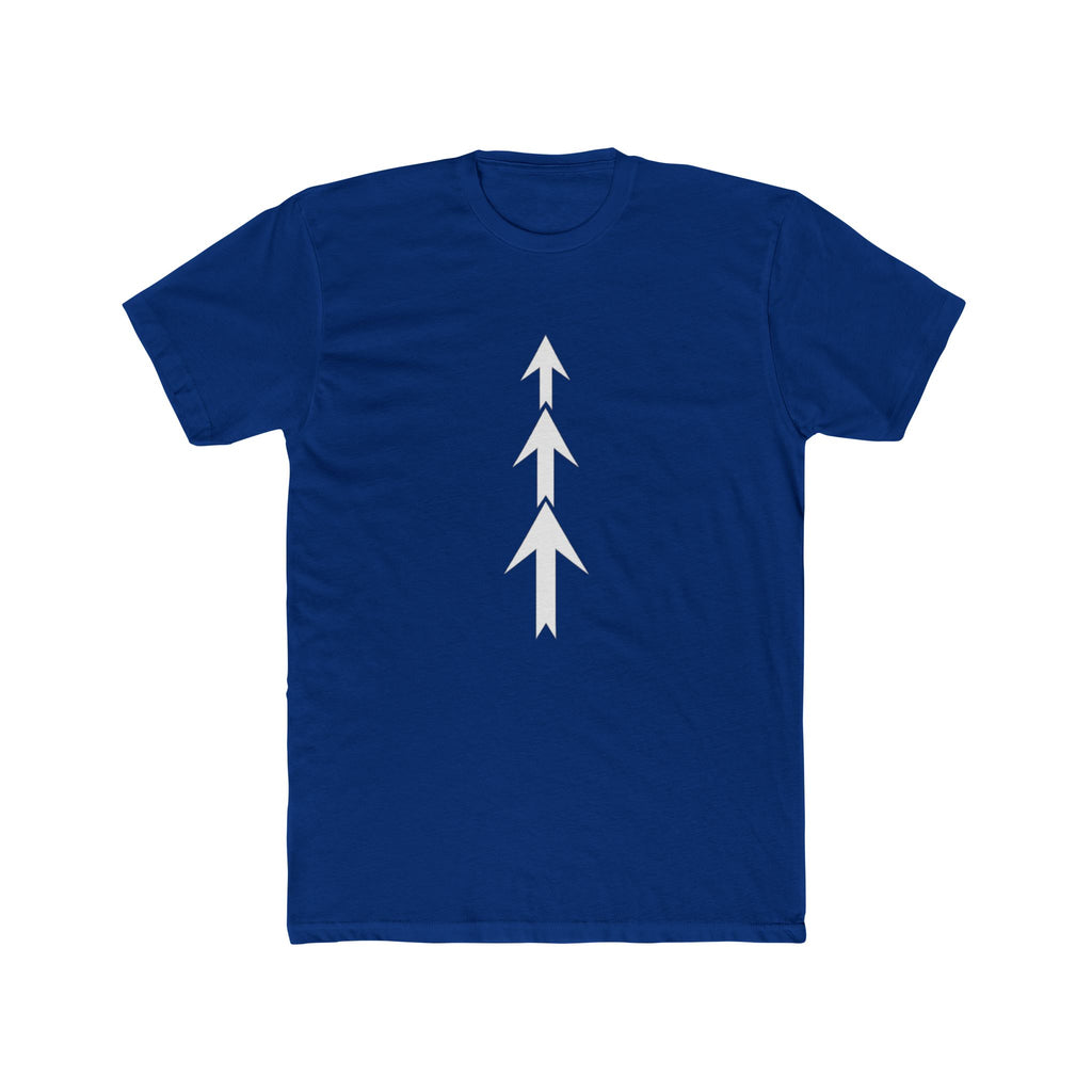 Three Arrows Vertical Tee | Minimal Arrow Graphic T-Shirt