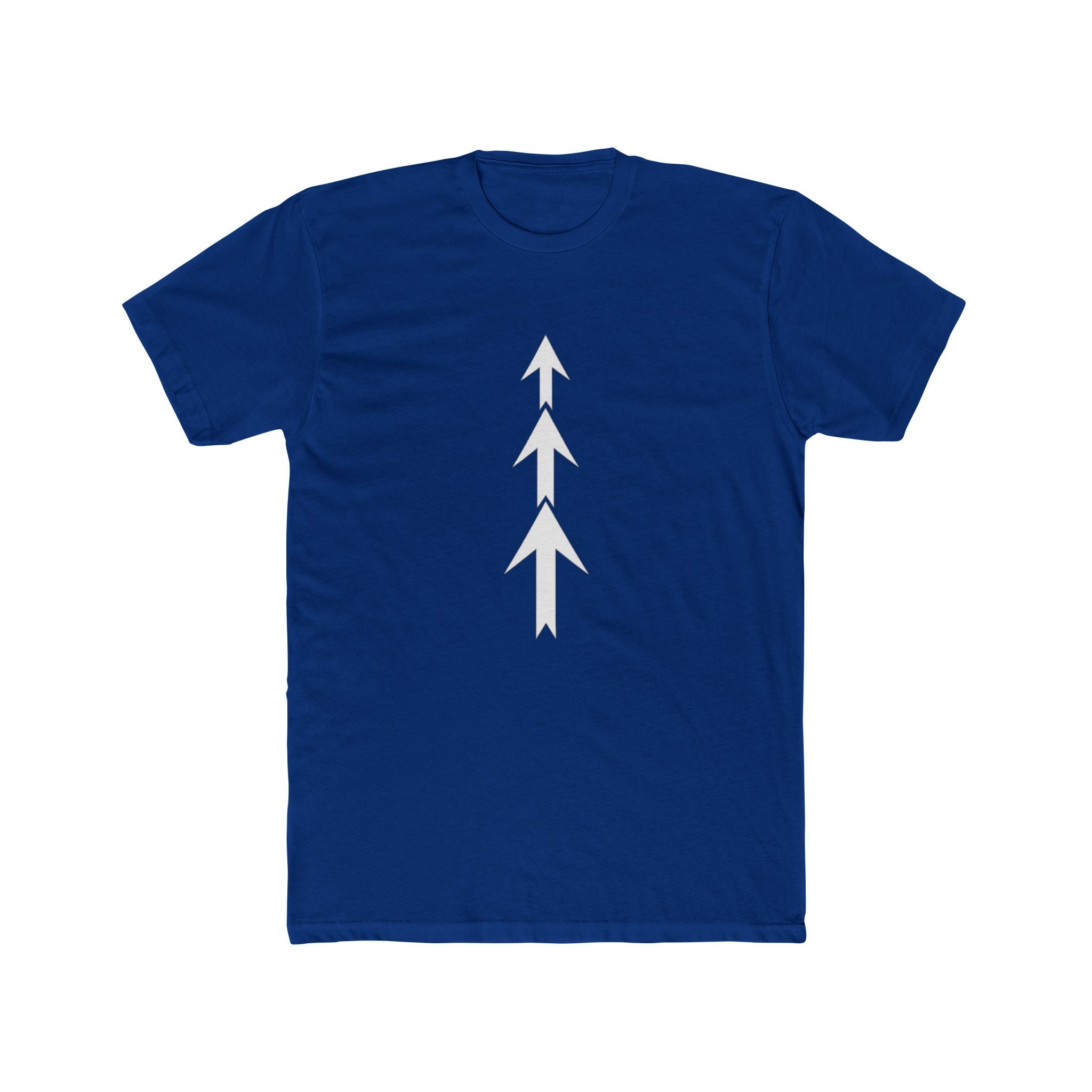 Three Arrows Vertical Tee | Minimal Arrow Graphic T-Shirt