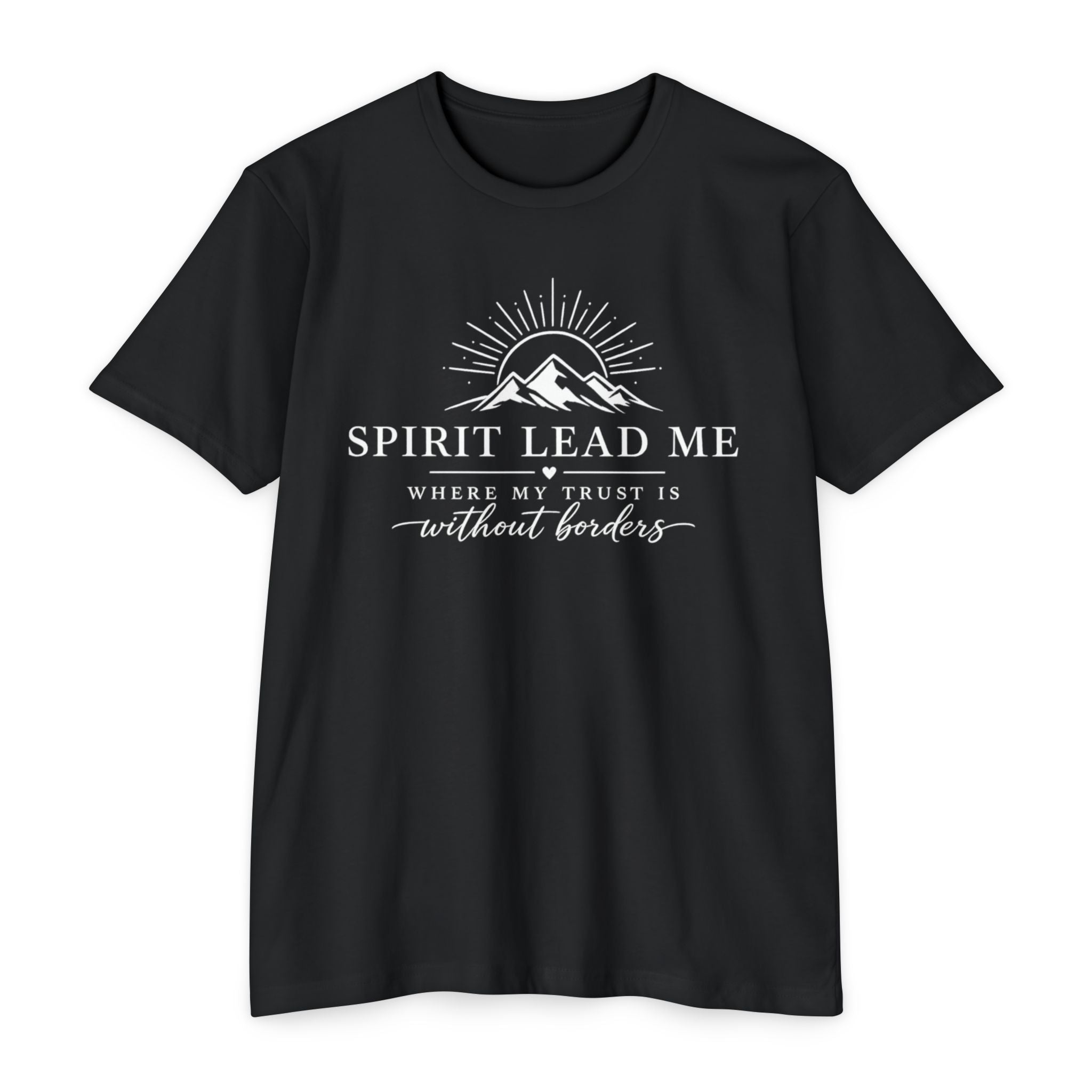 Womens  "Spirit Lead Me" Inspirational Christian Tee