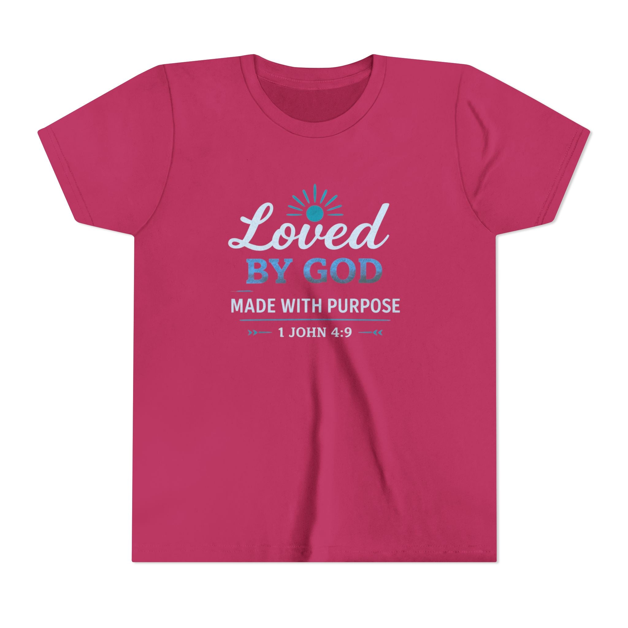 Boys Youth Short Sleeve Tee "Loved By God"