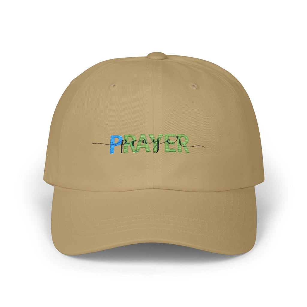Prayer Dad Cap — Embroidered Floral 'PRAYER' Baseball Hat