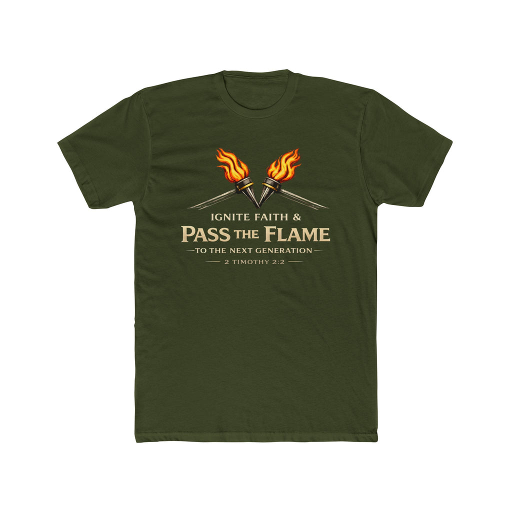 Pass the Flame T-Shirt — Ignite Faith Youth Ministry Tee