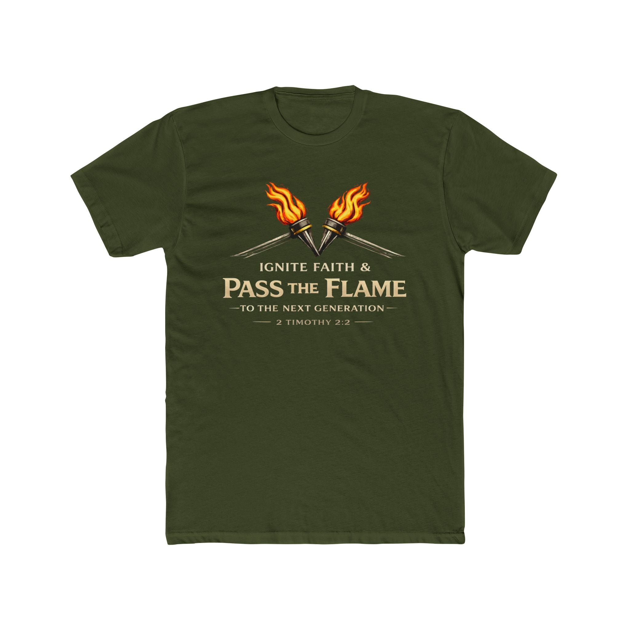 Pass the Flame T-Shirt — Ignite Faith Youth Ministry Tee