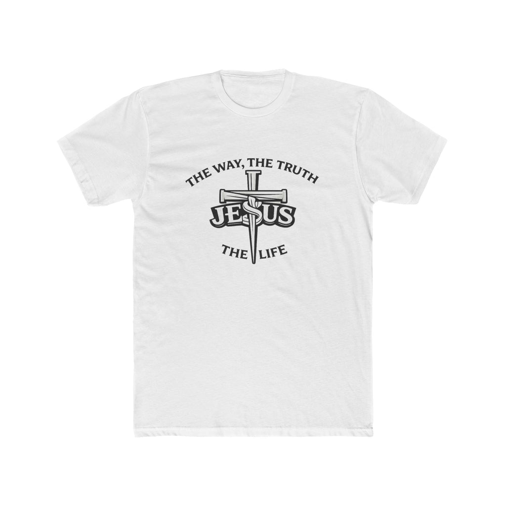 Jesus Cross Circle Tee | The Way The Truth The Life Christian Shirt