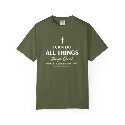 "I Can Do All Things" Christian Scripture Tee | T-Shirt