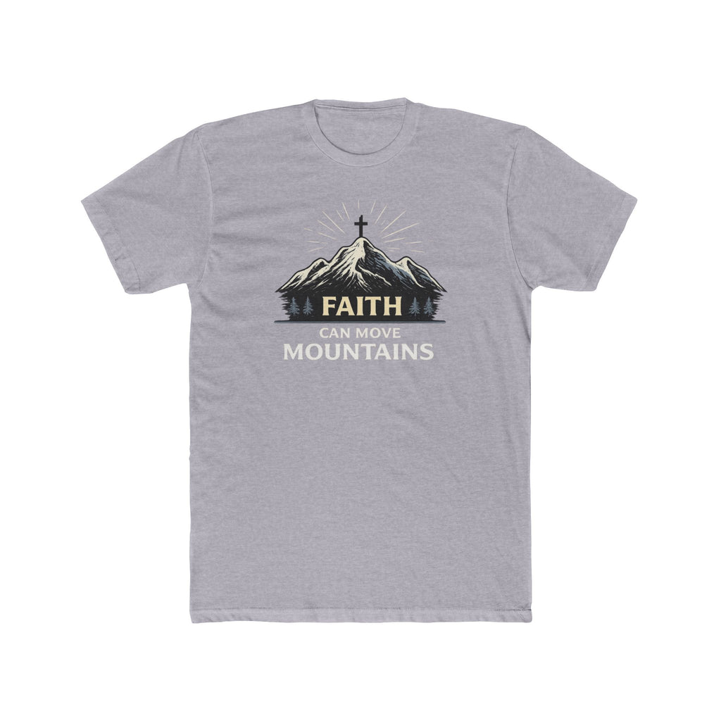 Faith Can Move Mountains T-Shirt | Mountain Graphic Tee, Inspirational Christian Shirt
