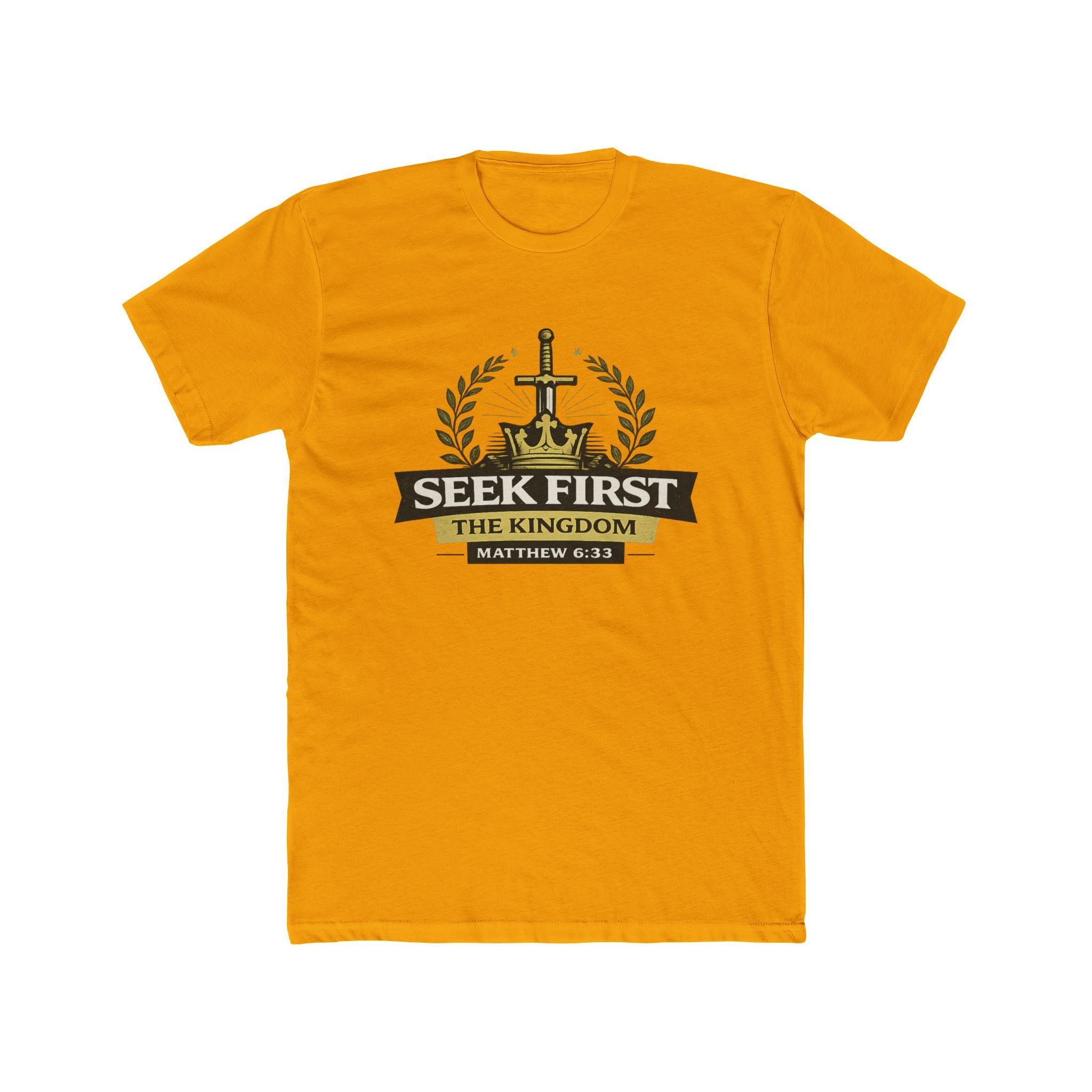 Seek First the Kingdom Tee | Matthew 6:33 Christian T-Shirt