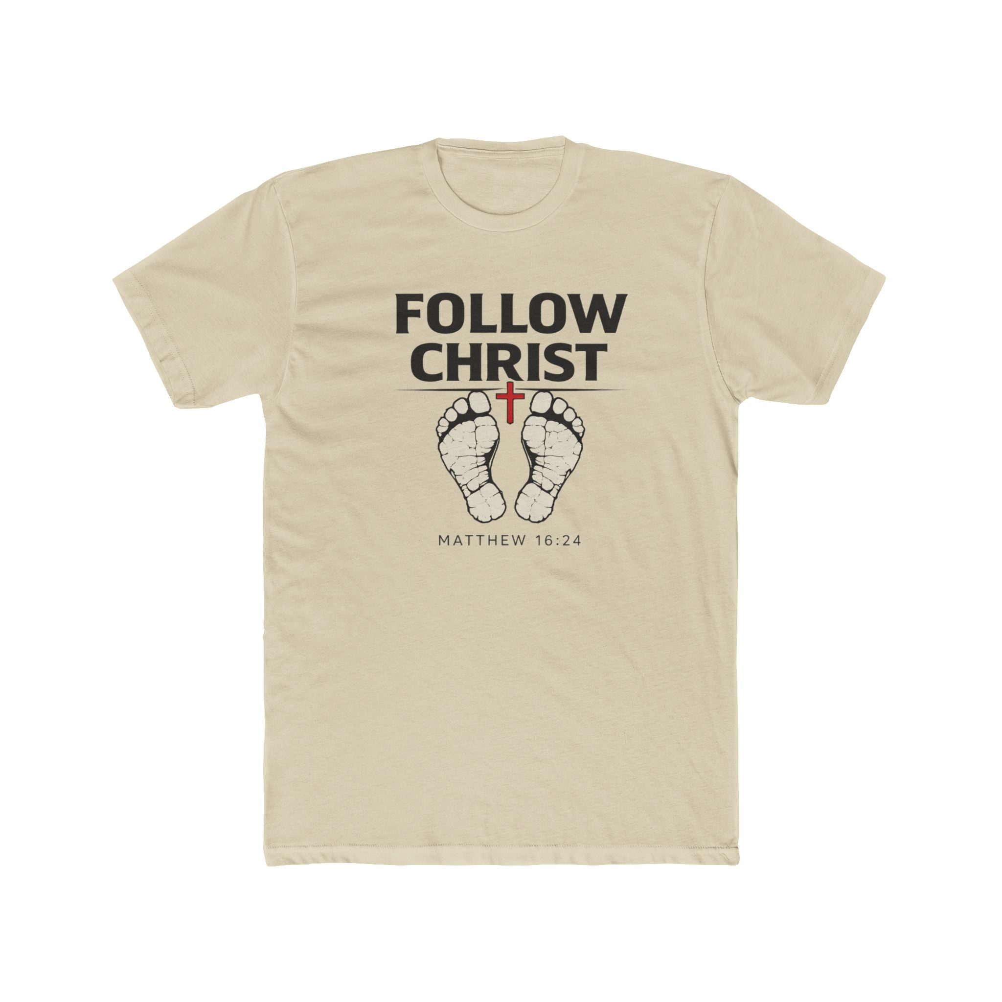 Follow Christ T‑Shirt — Matthew 16:24 Christian Faith Tee