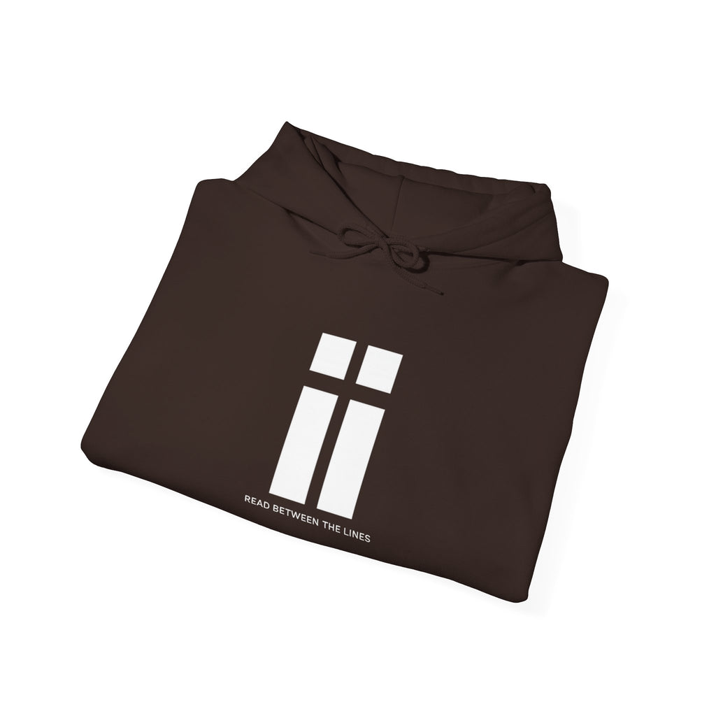 Womens Minimalist 'ii' Logo Hoodie Subtle Monochrome Graphic Pullover
