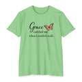 Grace Carried Me T-Shirt — Inspirational Butterfly Faith Tee