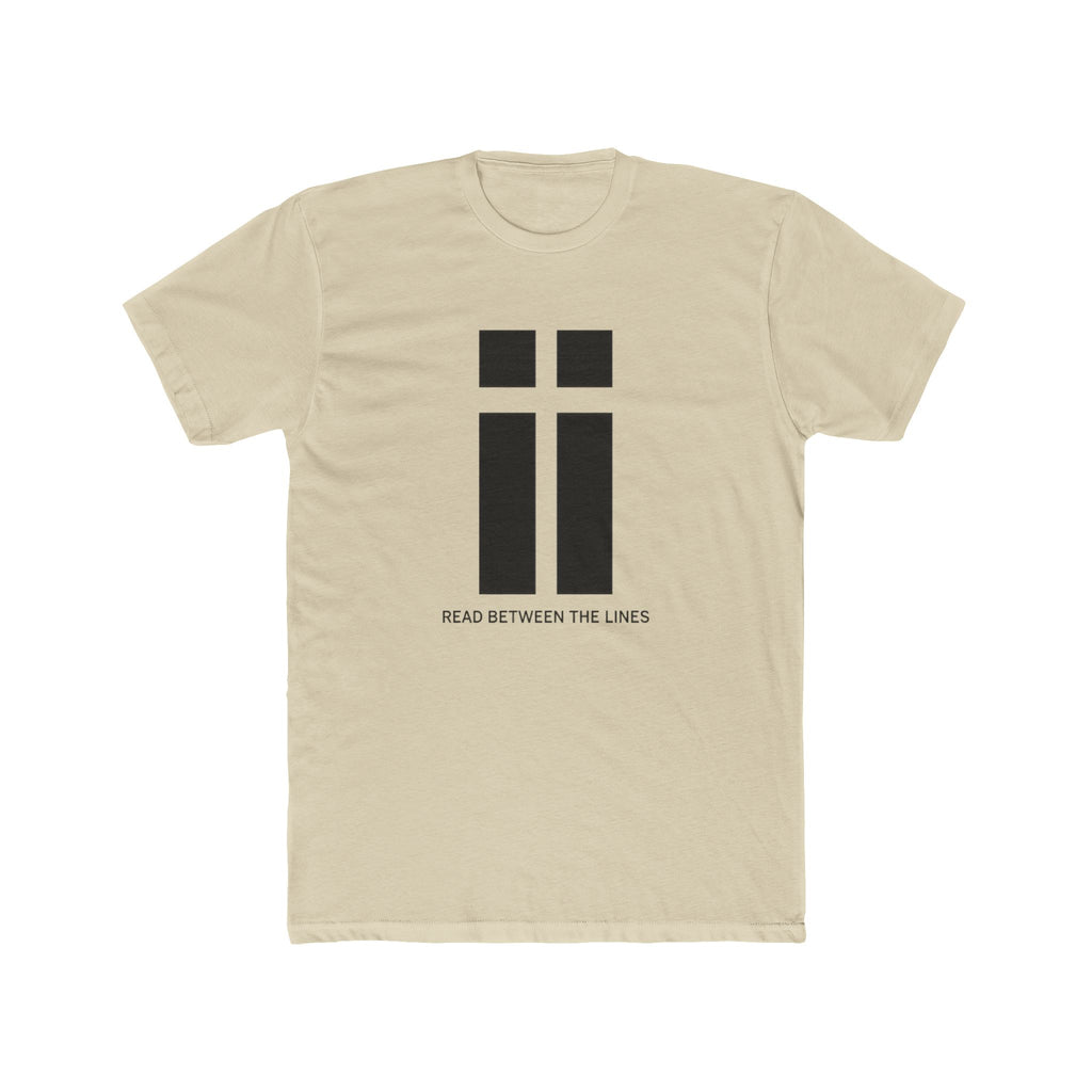 Read Between the Lines T-Shirt | Minimalist Typography Tee