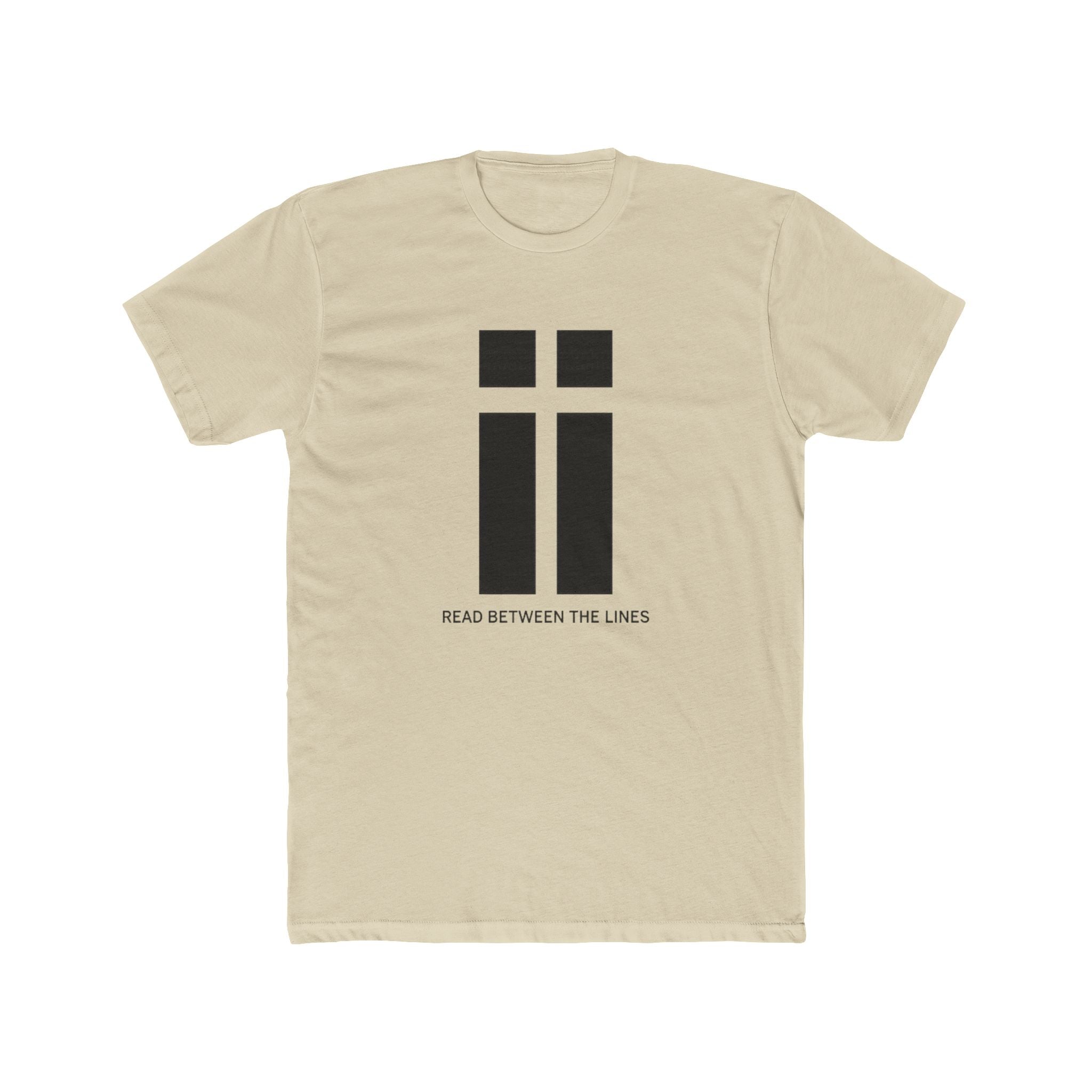 Read Between the Lines T-Shirt | Minimalist Typography Tee