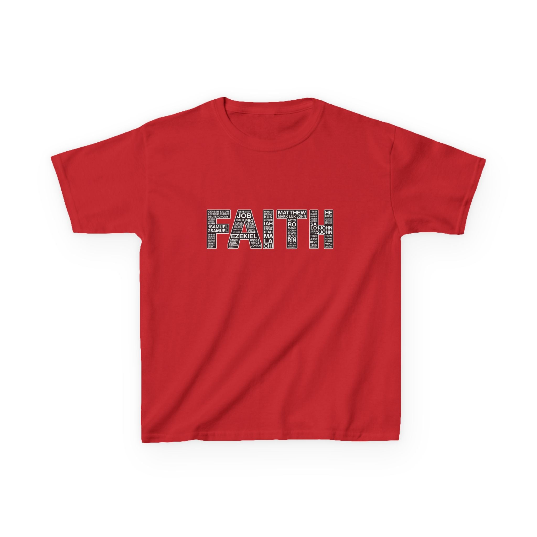 Girls 'FAITH' Graphic Tee — Inspirational Christian Youth Shirt