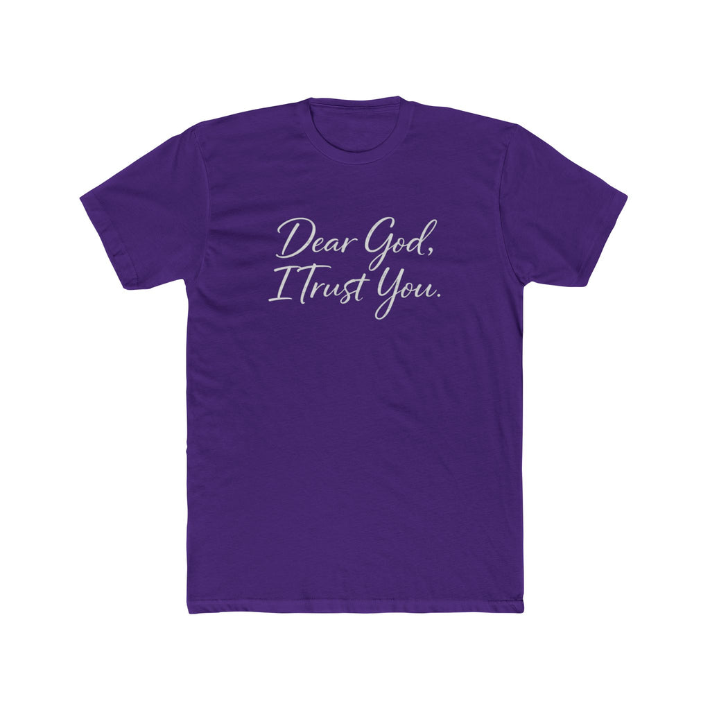 Womens Dear God I Trust You Tee — Inspirational Christian Faith T‑Shirt