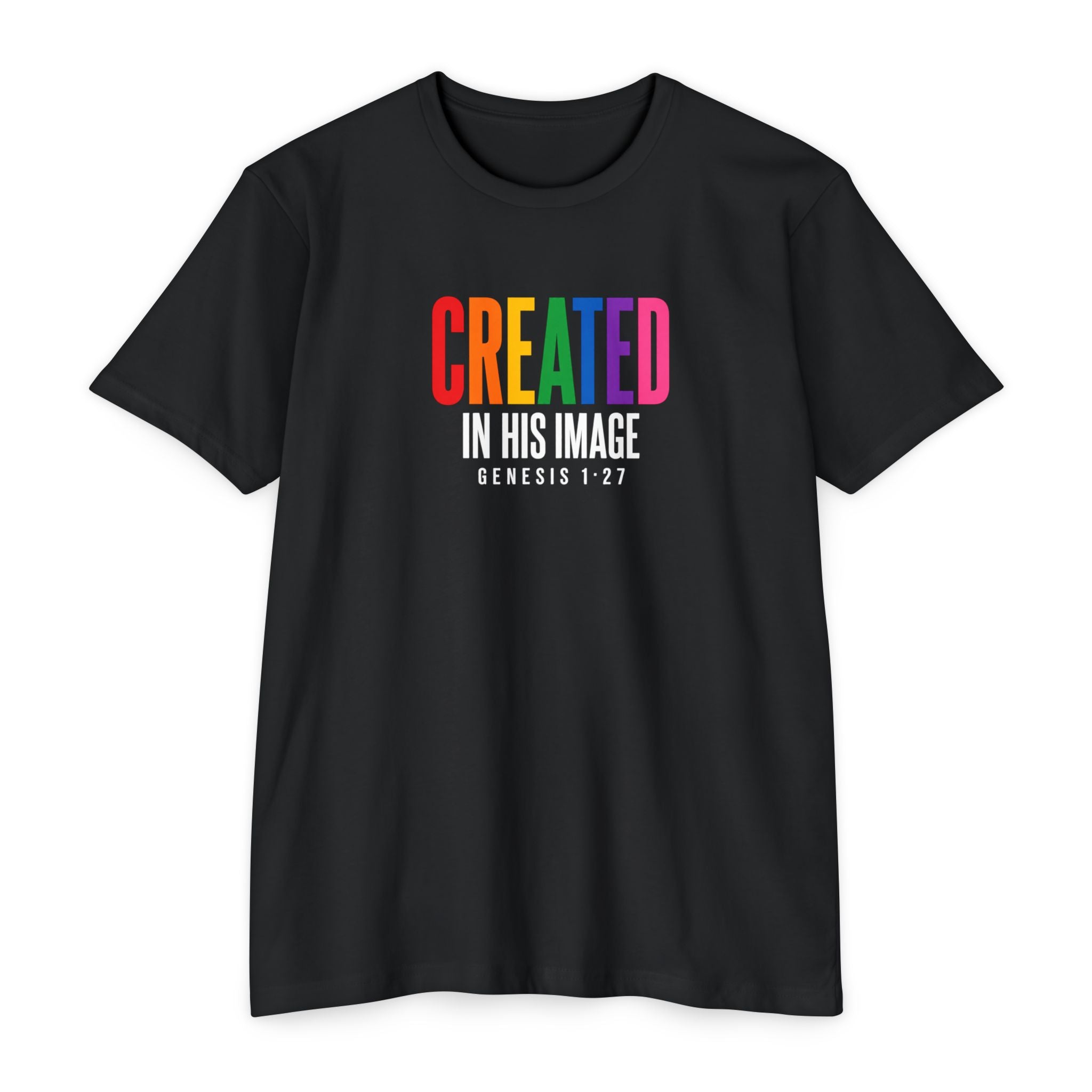 Women Created in His Image T-Shirt | Christian Scripture Genesis 1:27
