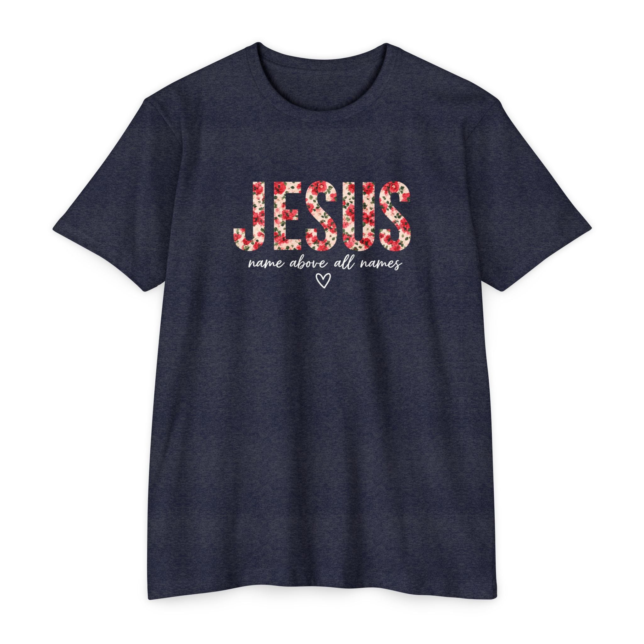 Womens Jesus Floral Mosaic T-Shirt