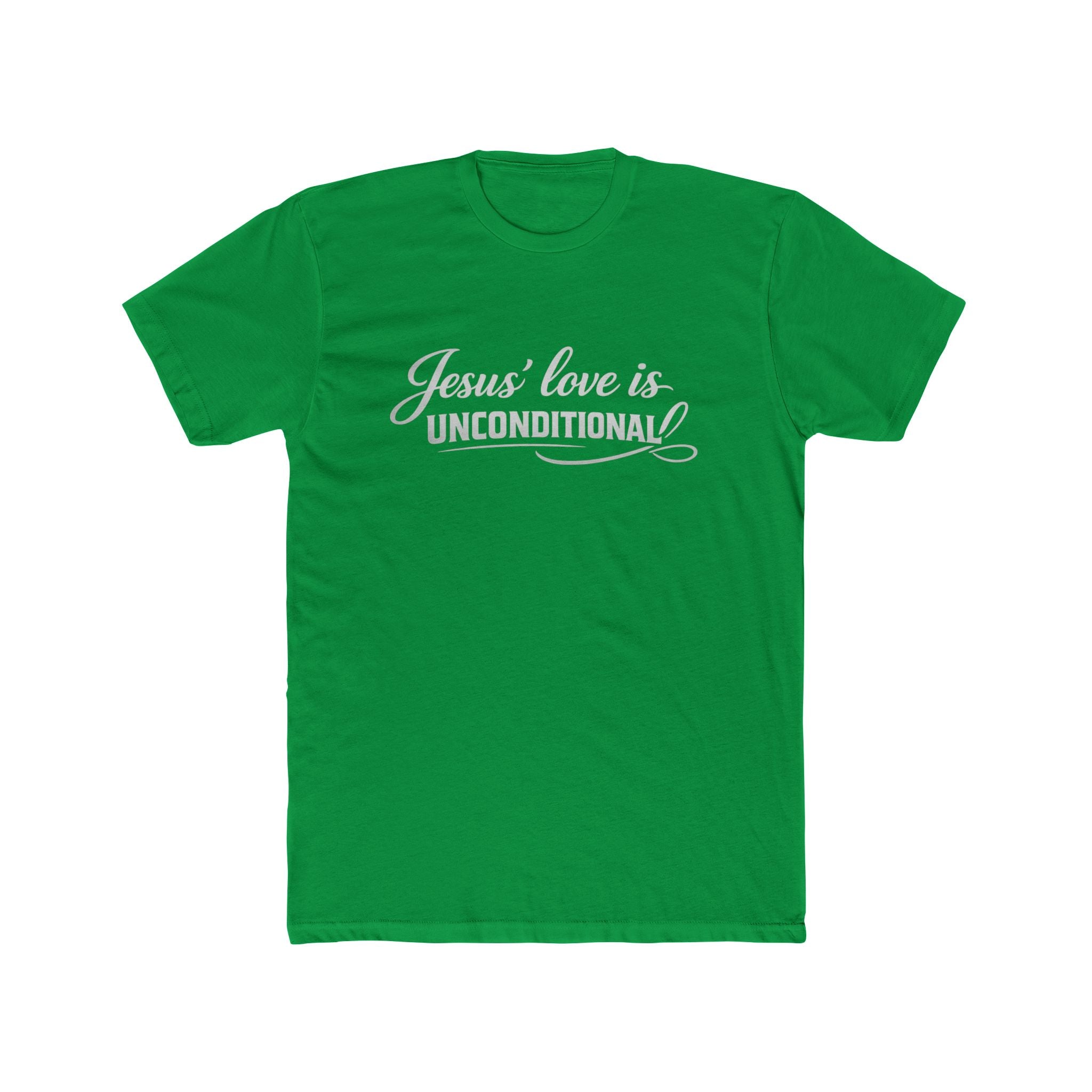 Jesus' Love Is Unconditional tee | Christian faith shirt, scripture design