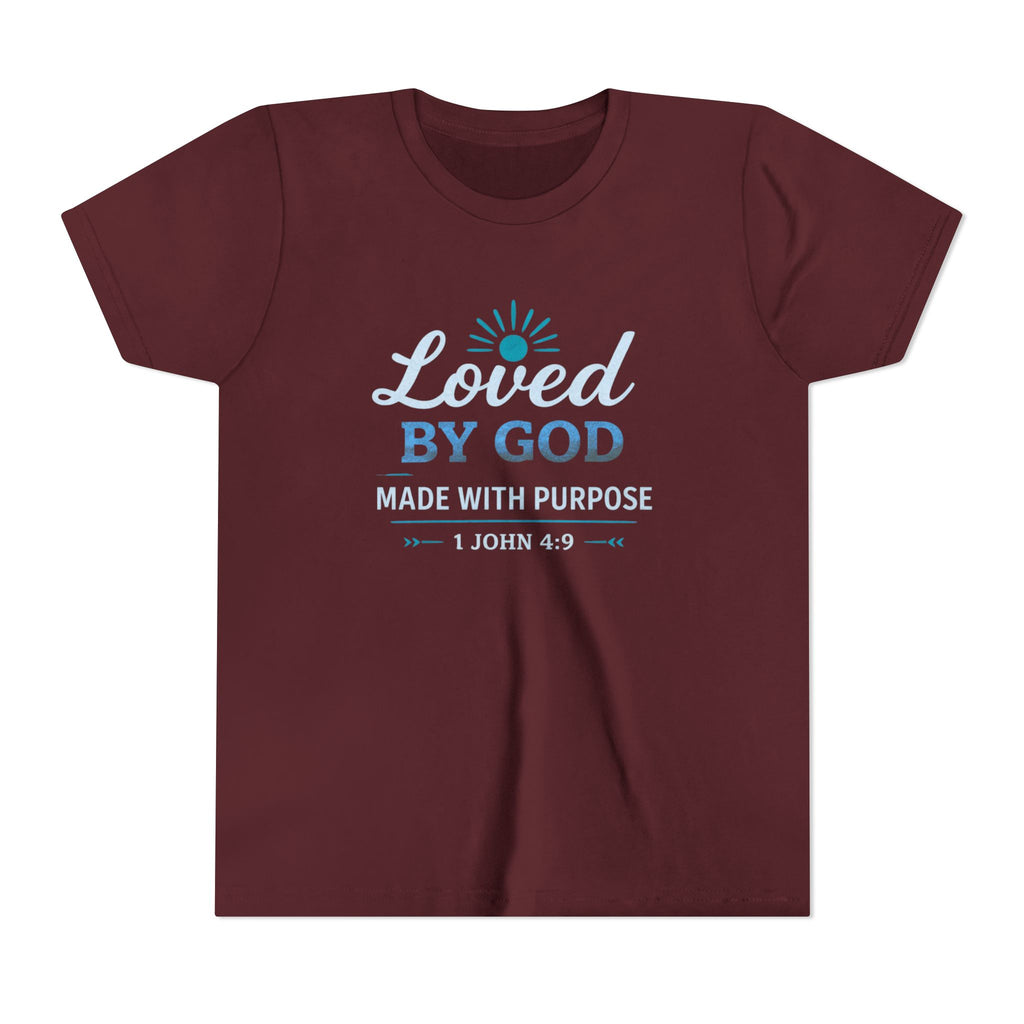 Boys Youth Short Sleeve Tee "Loved By God"