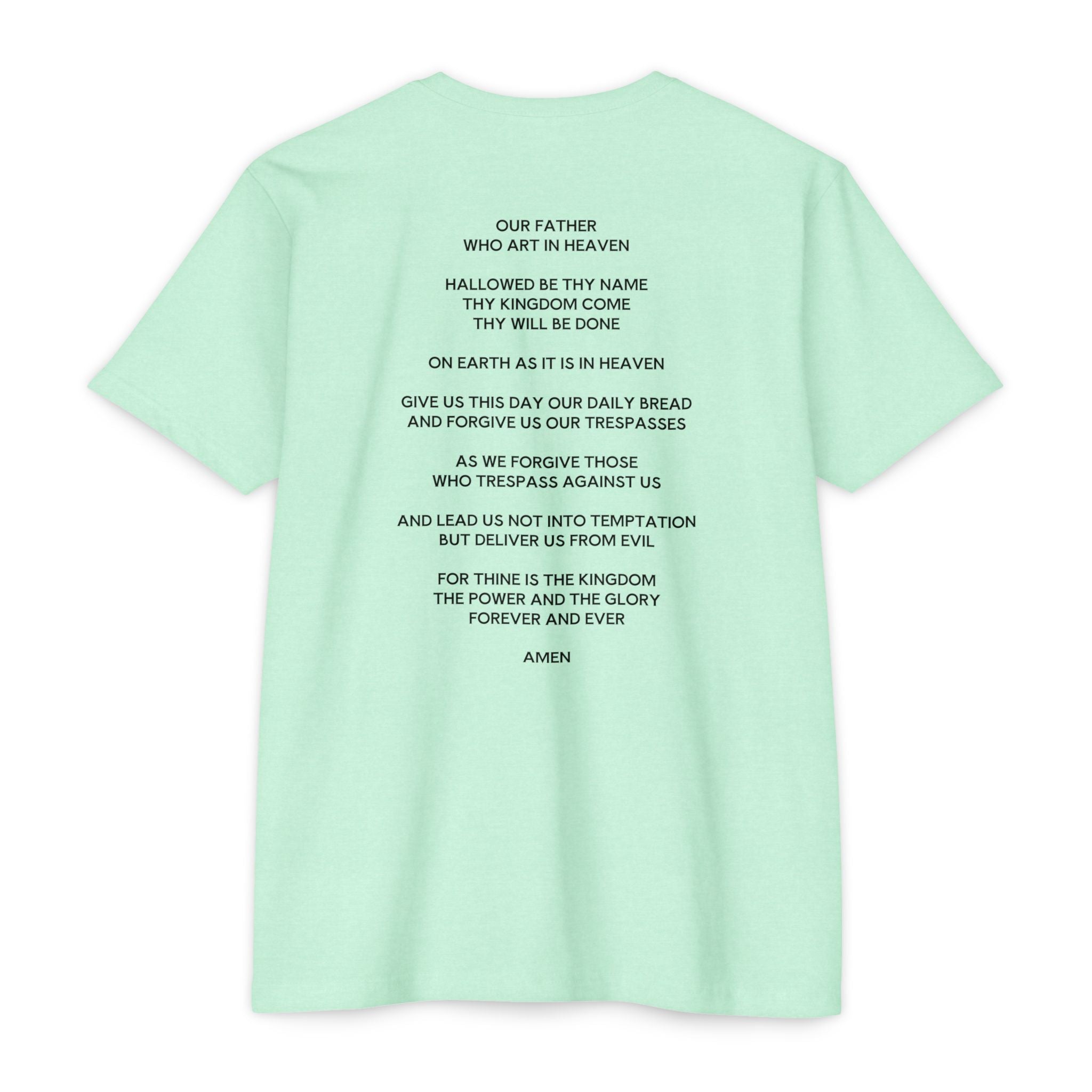 Womens Lord's Prayer T-shirt | Christian Tee