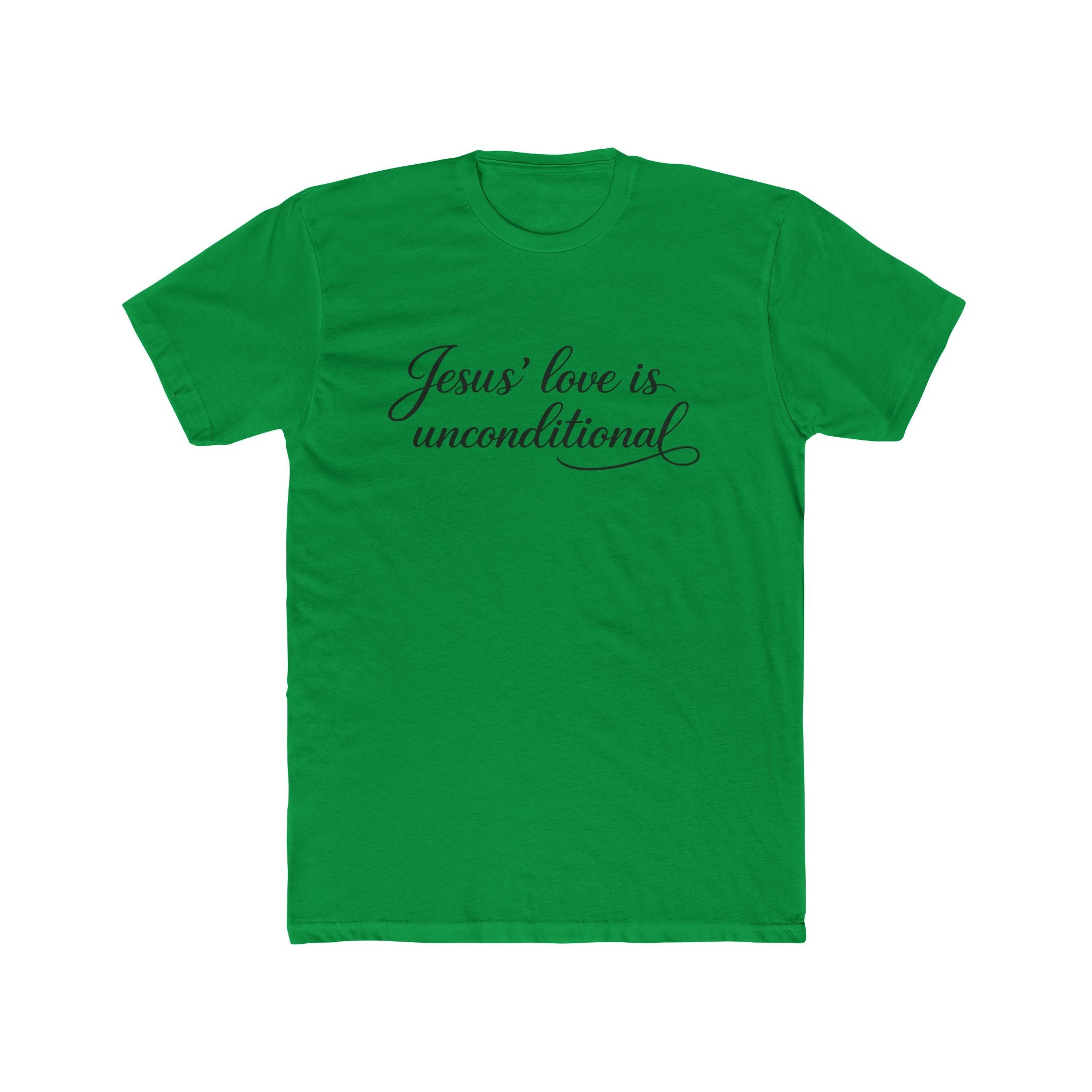 Jesus' Love Is Unconditional T-Shirt | Christian Faith Script Tee