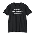 Womens "I Can Do All Things" Christian Scripture Tee |