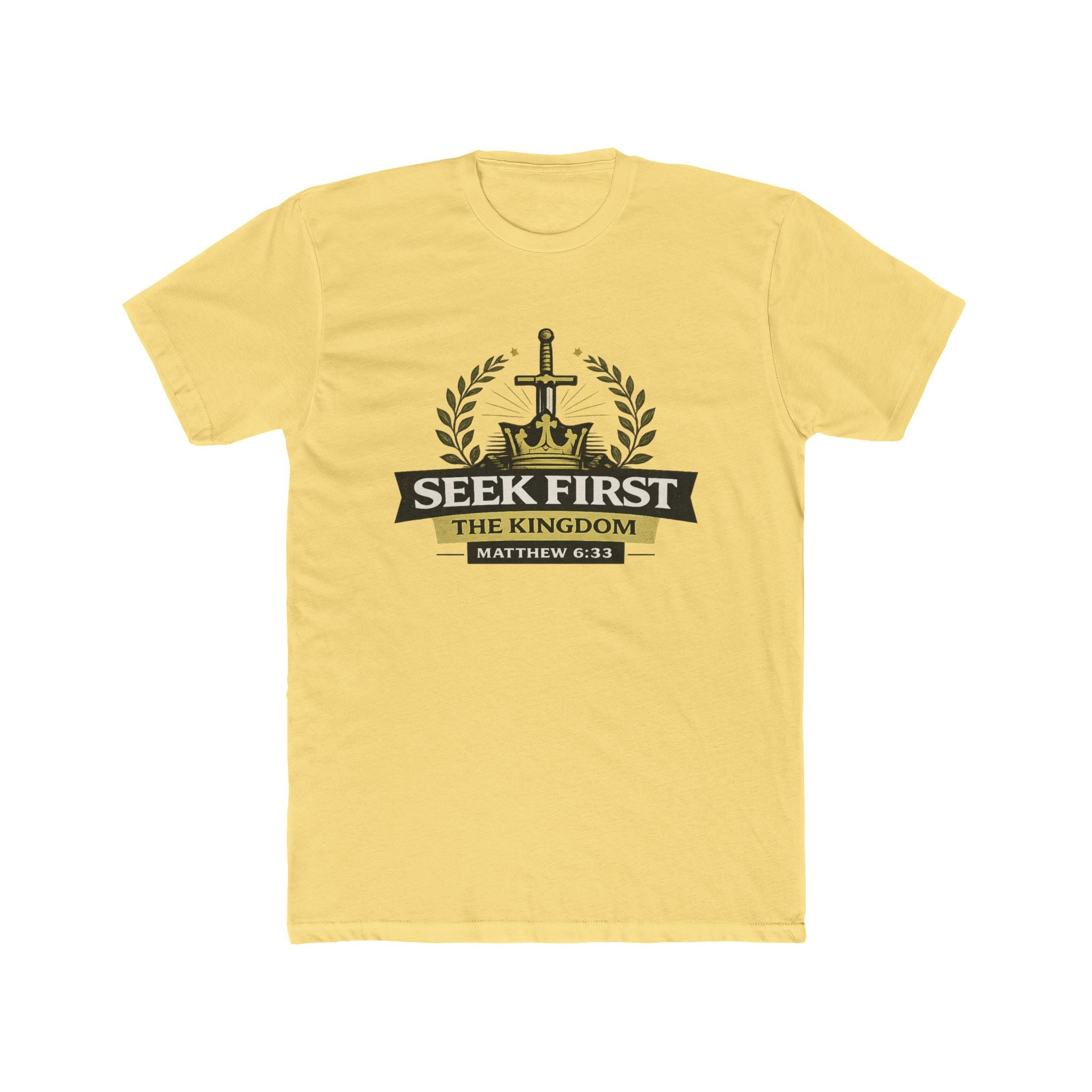 Seek First the Kingdom Tee | Matthew 6:33 Christian T-Shirt