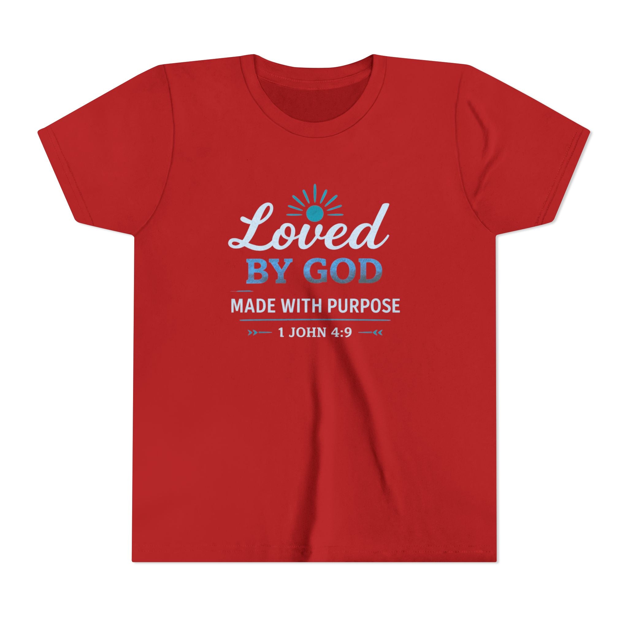 Boys Youth Short Sleeve Tee "Loved By God"