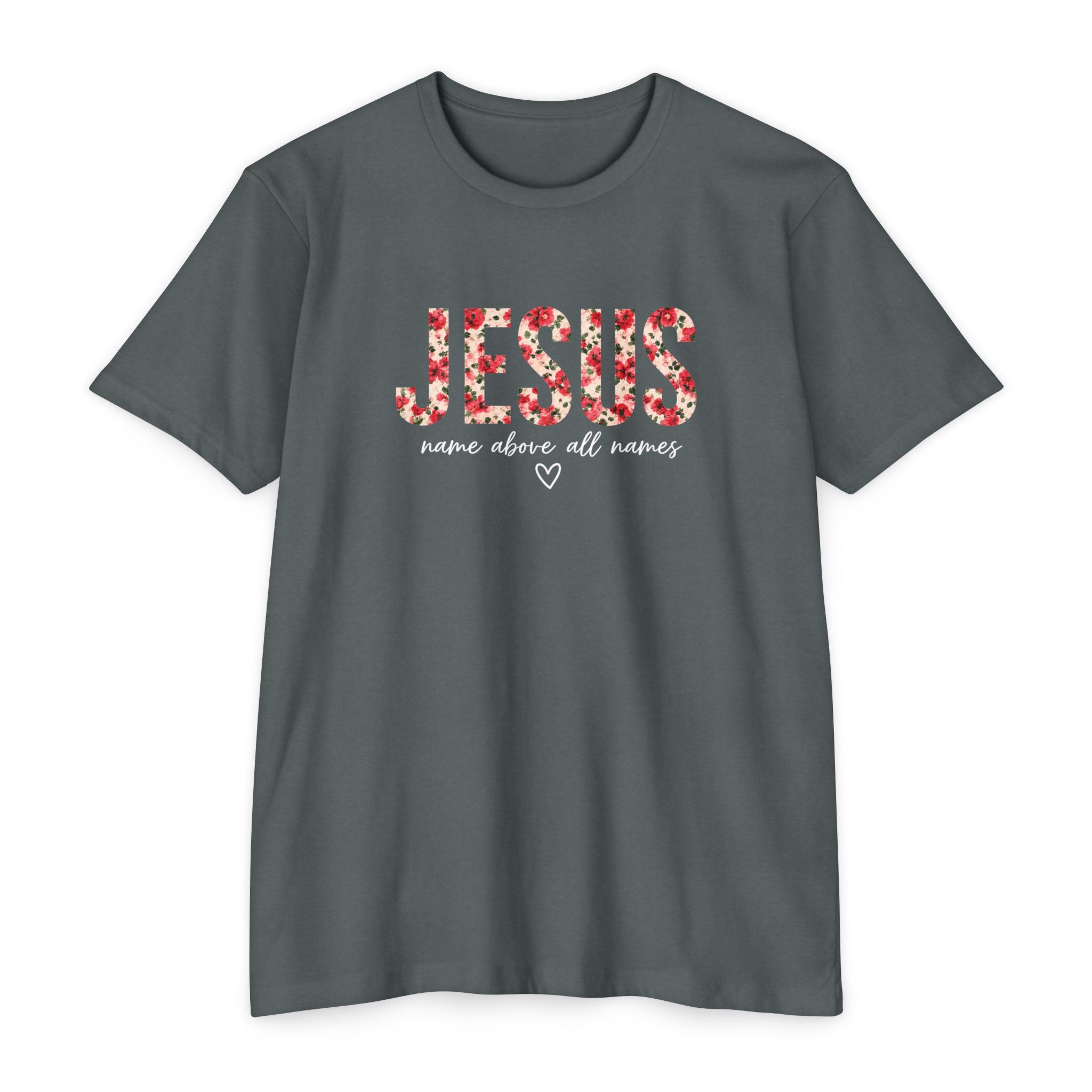 Womens Jesus Floral Mosaic T-Shirt