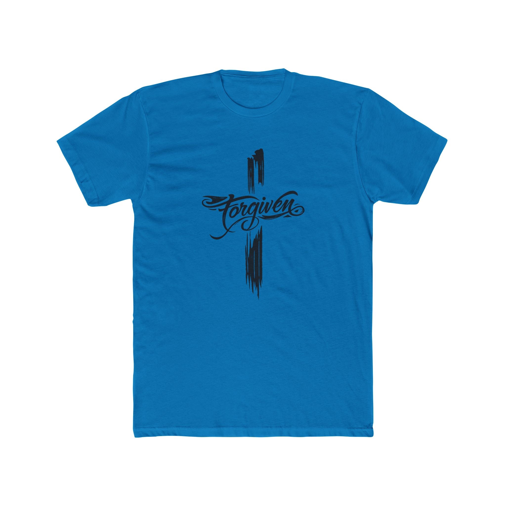 Forgiven Script Cross Tee | Faith Christian Religious Shirt