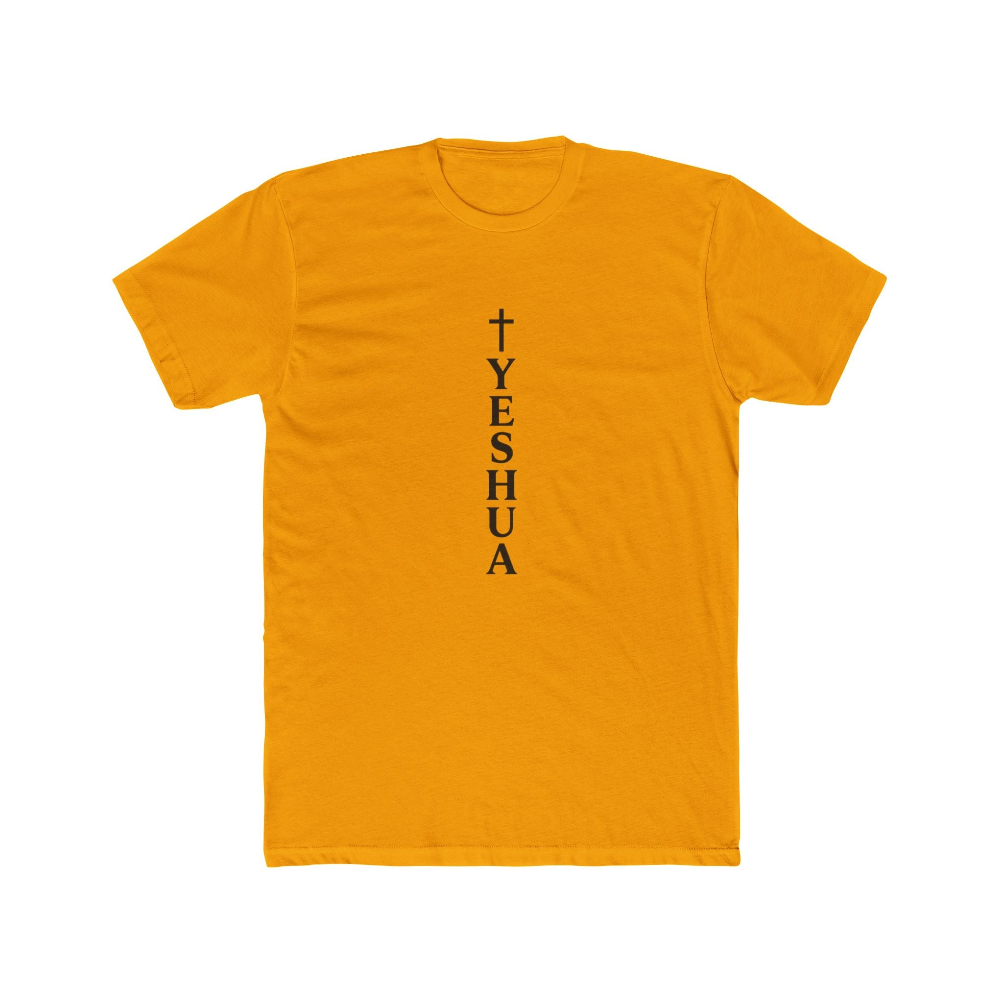 Yeshua Vertical Cross Tee | Christian Faith Shirt
