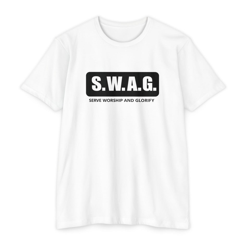 Womens S.W.A.G. Serve Worship And Glorify T-shirt | Christian Faith Shirt