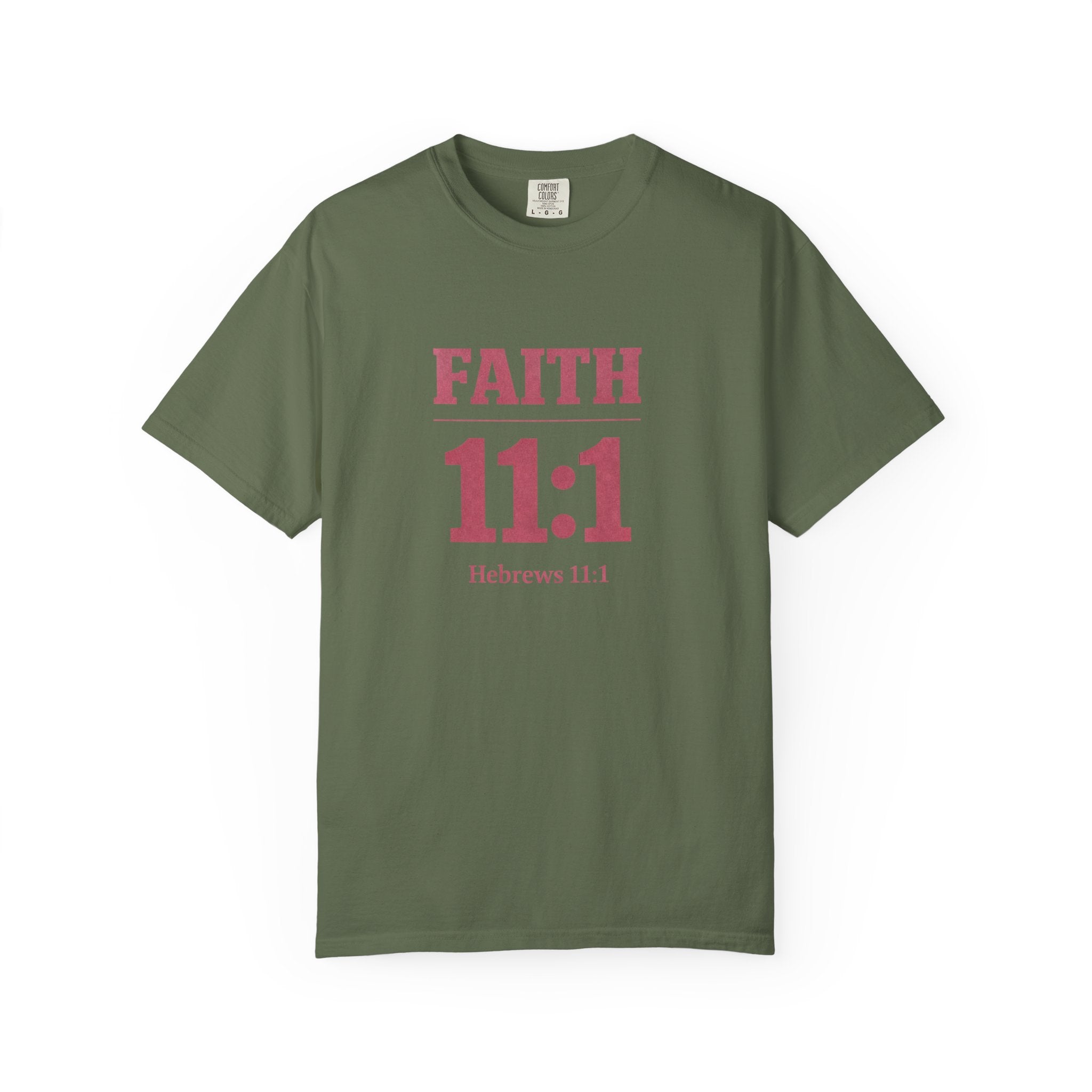 Faith 11:1 T‑Shirt — Hebrews 11:1 Inspirational Christian Tee